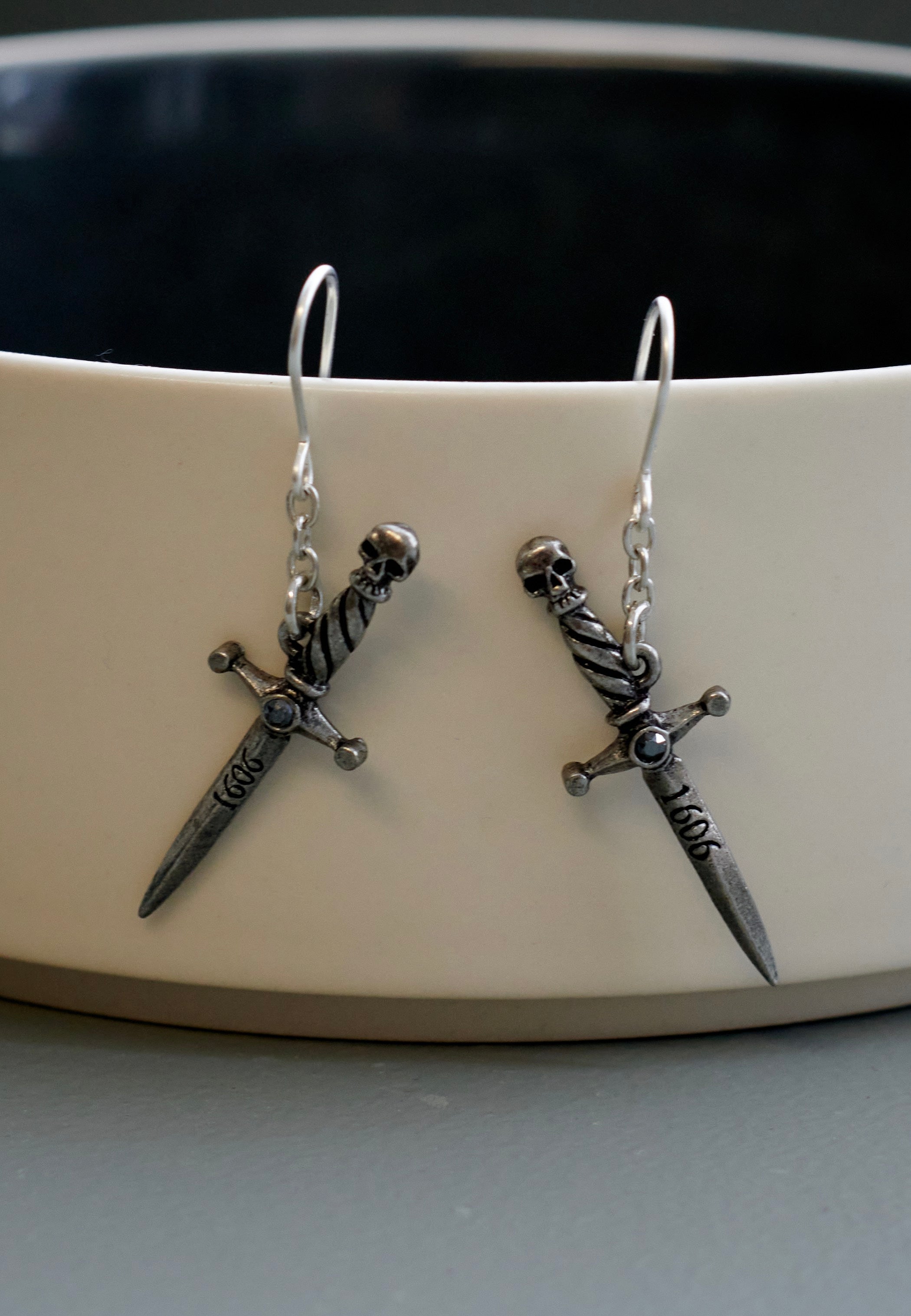 Alchemy England - Hand Of Macbeth Silver - Earrings | Neutral-Image