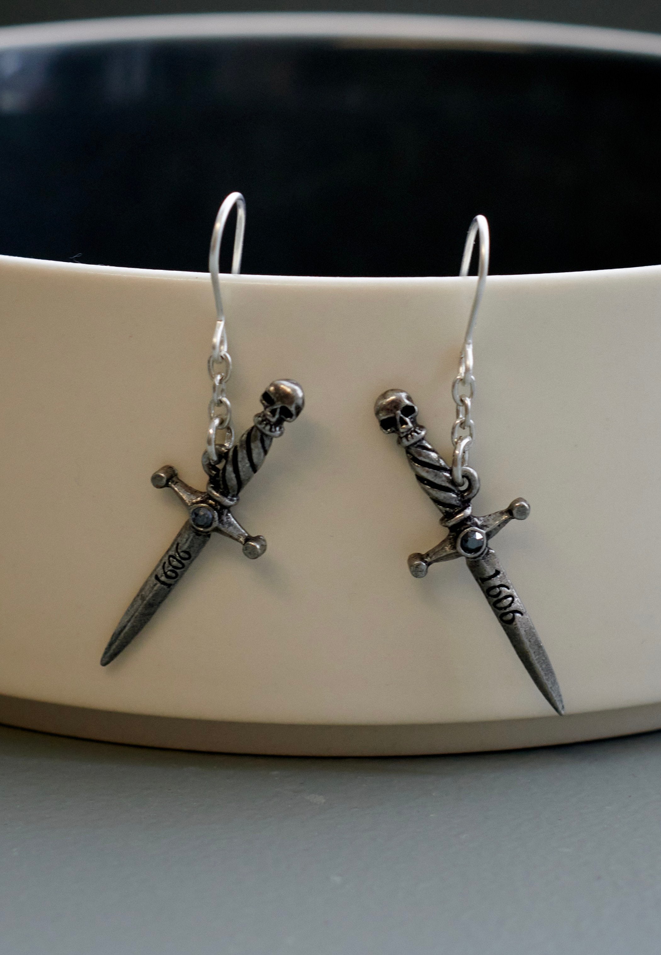 Alchemy England - Hand Of Macbeth Silver - Earrings | Neutral-Image