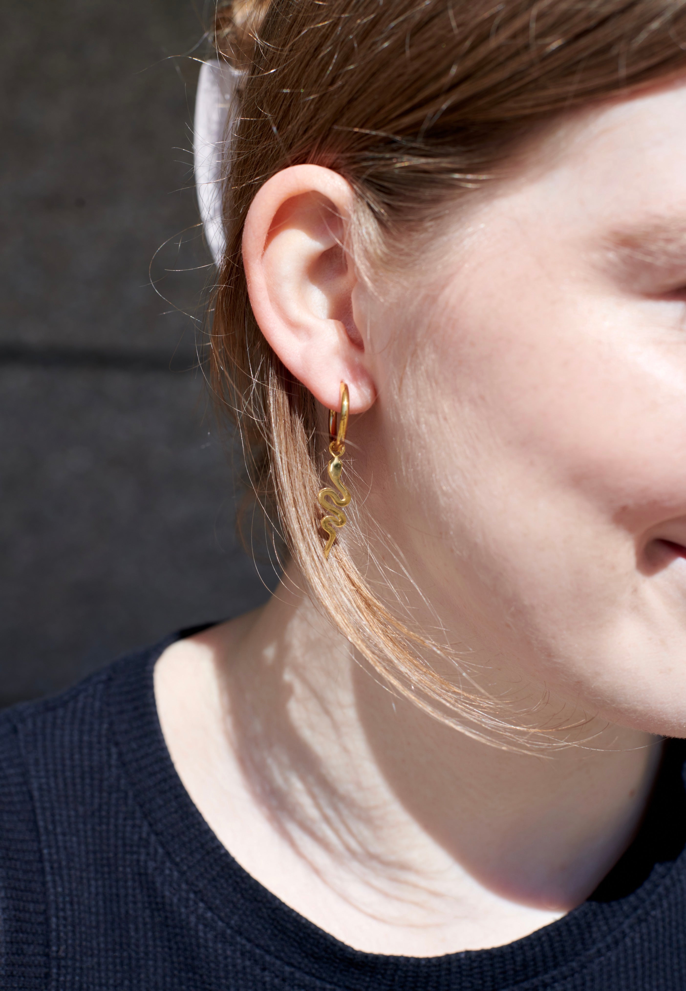 Wildcat - Little Snake Gold - Earrings | Neutral-Image