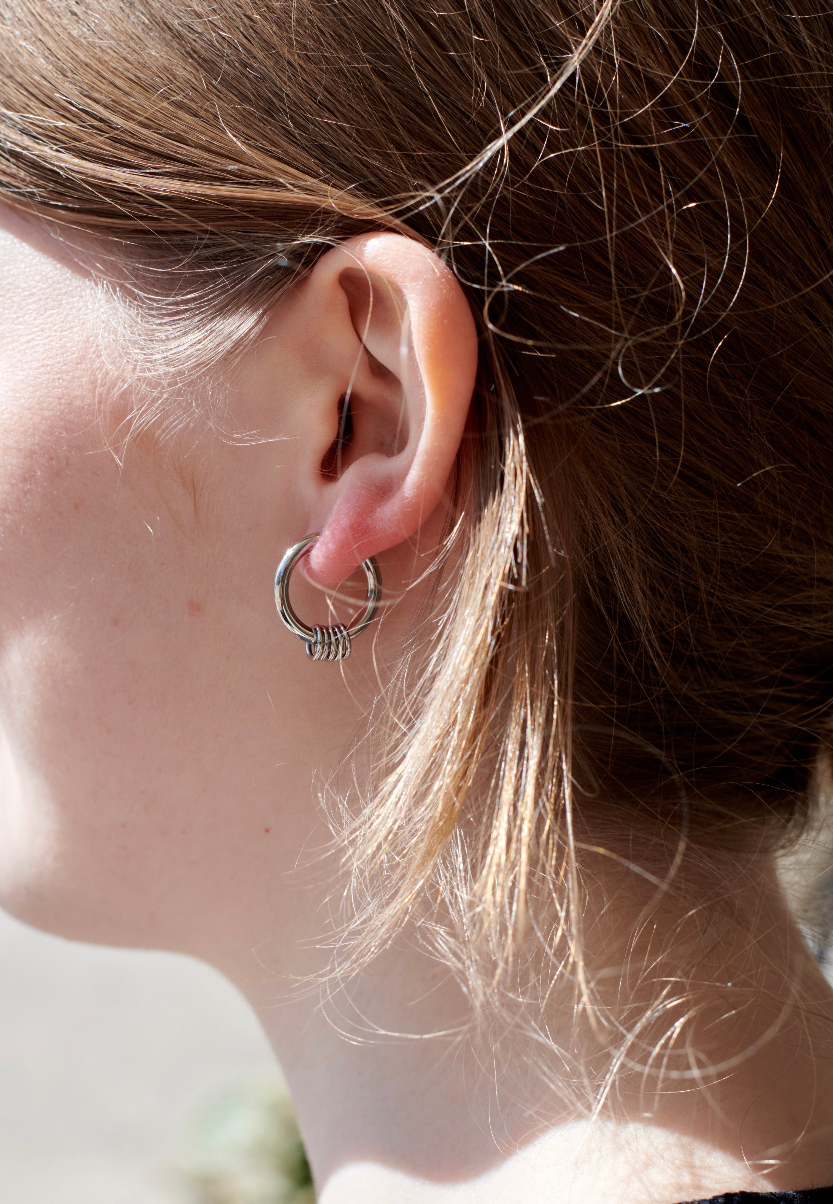 etNox - Rings Hoop Silver - Earrings | Neutral-Image