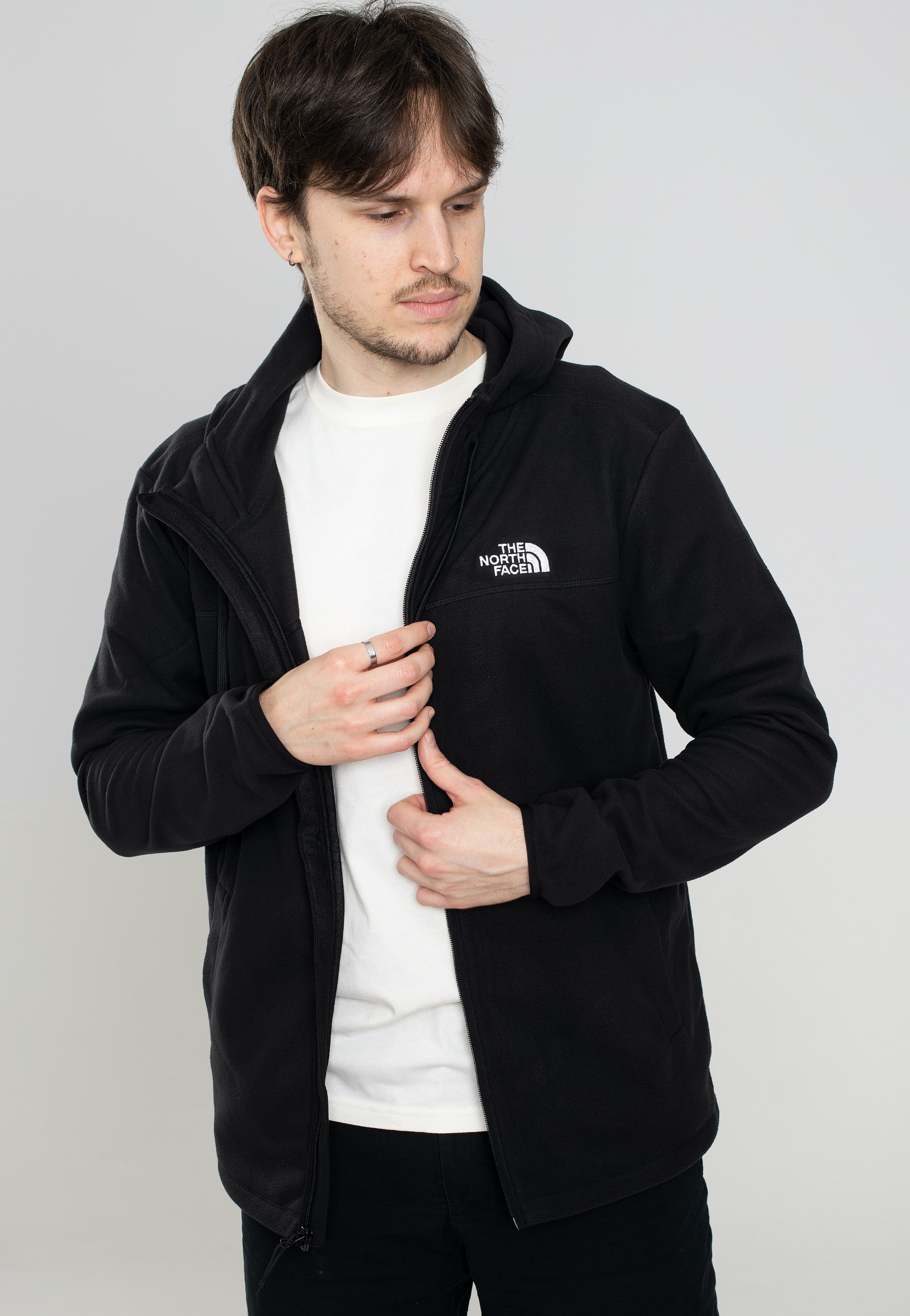 The North Face - Homesafe Full Zip Fleece Tnf Black - Zipper | Men-Image