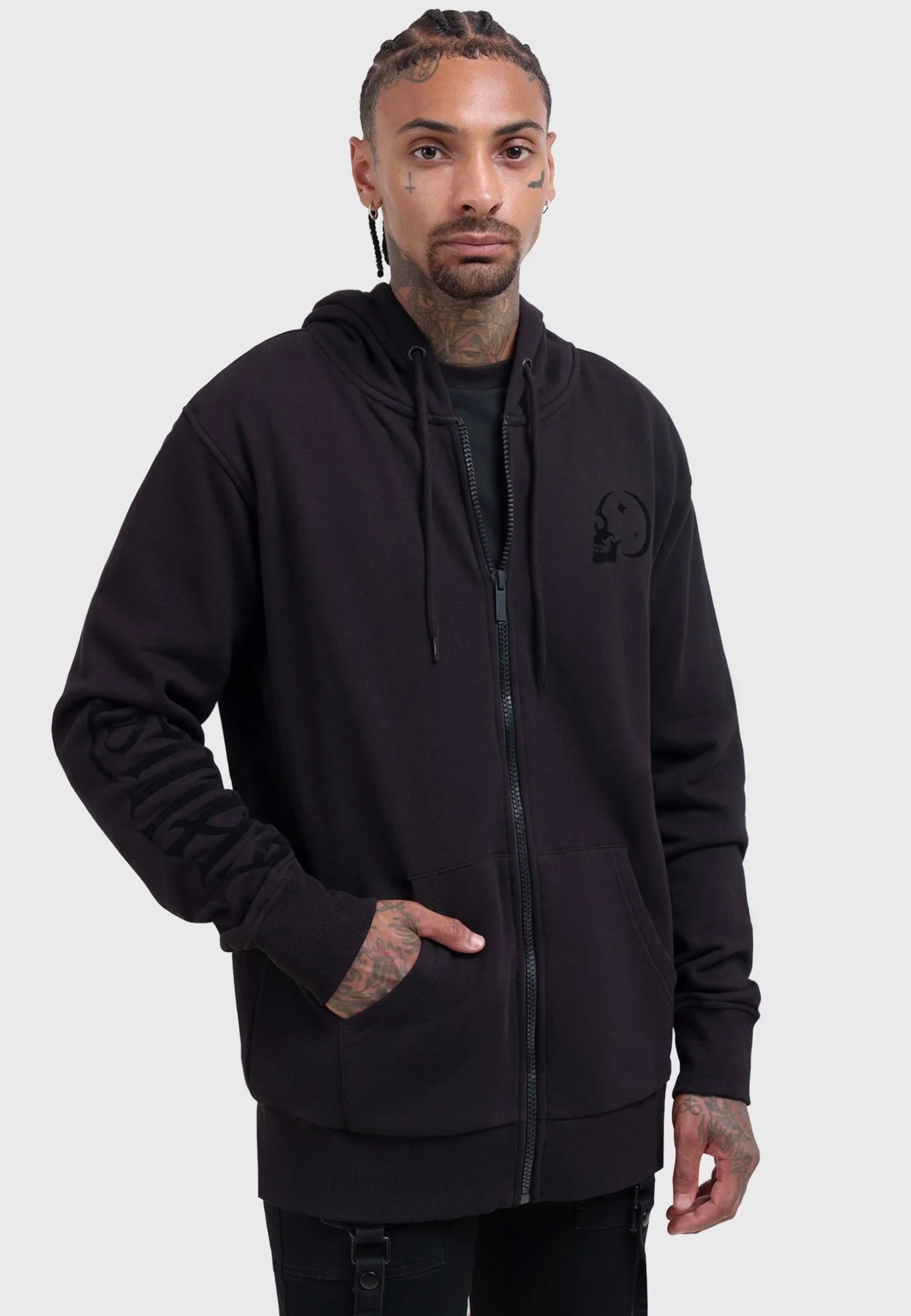 Killstar x Kihilist - Kihilist Oversized Black - Zipper | Men-Image