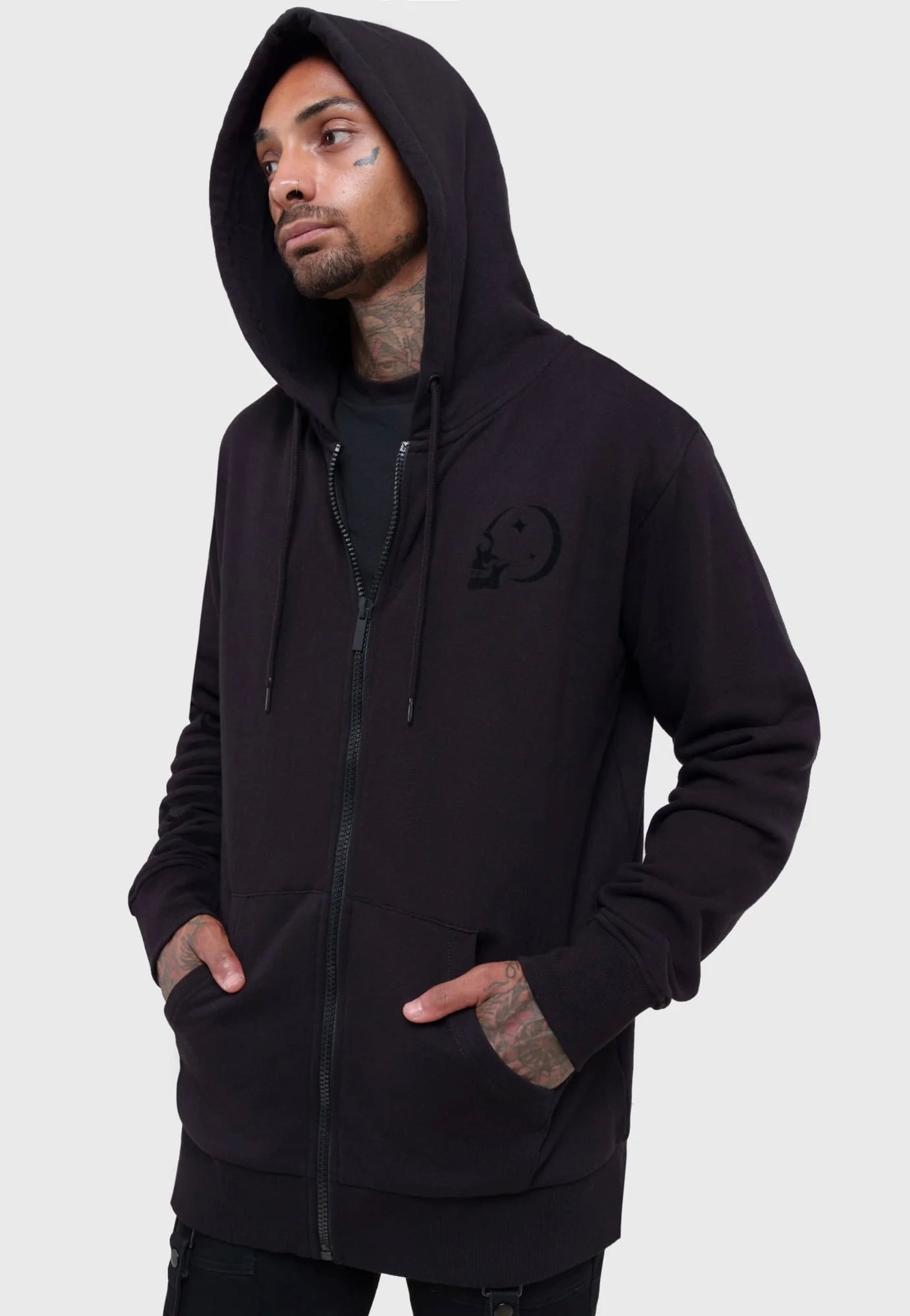 Killstar x Kihilist - Kihilist Oversized Black - Zipper | Men-Image