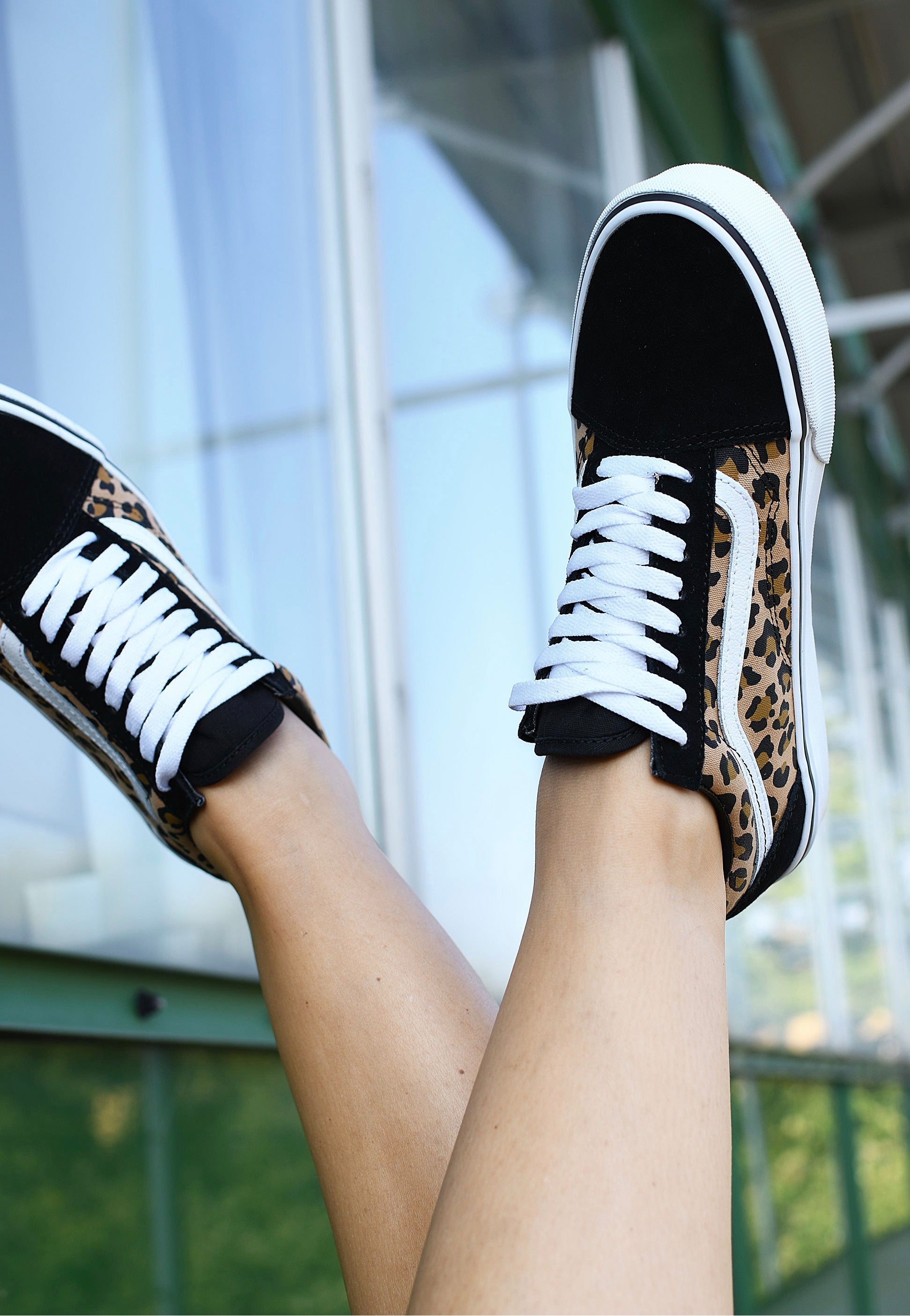 Vans - Old Skool Animalier Black - Girl Shoes | Women-Image