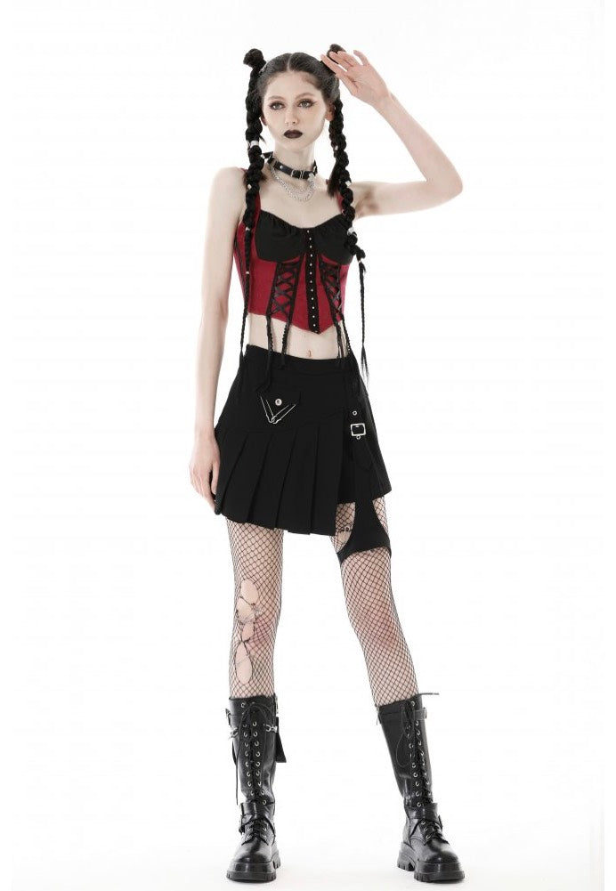 Dark In Love - Punk Rock Irreqular Black - Skirt | Women-Image