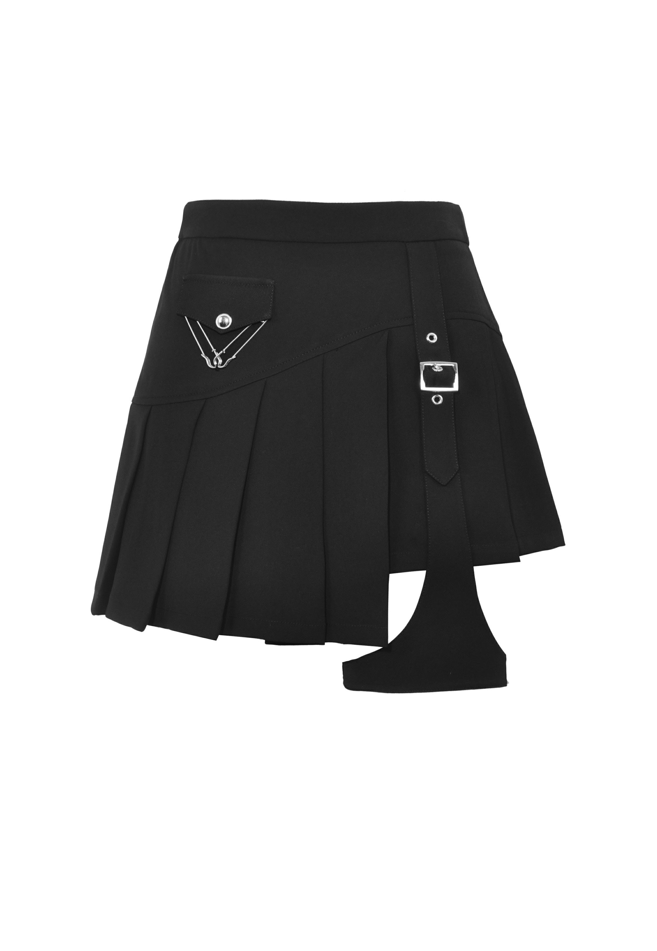 Dark In Love - Punk Rock Irreqular Black - Skirt | Women-Image