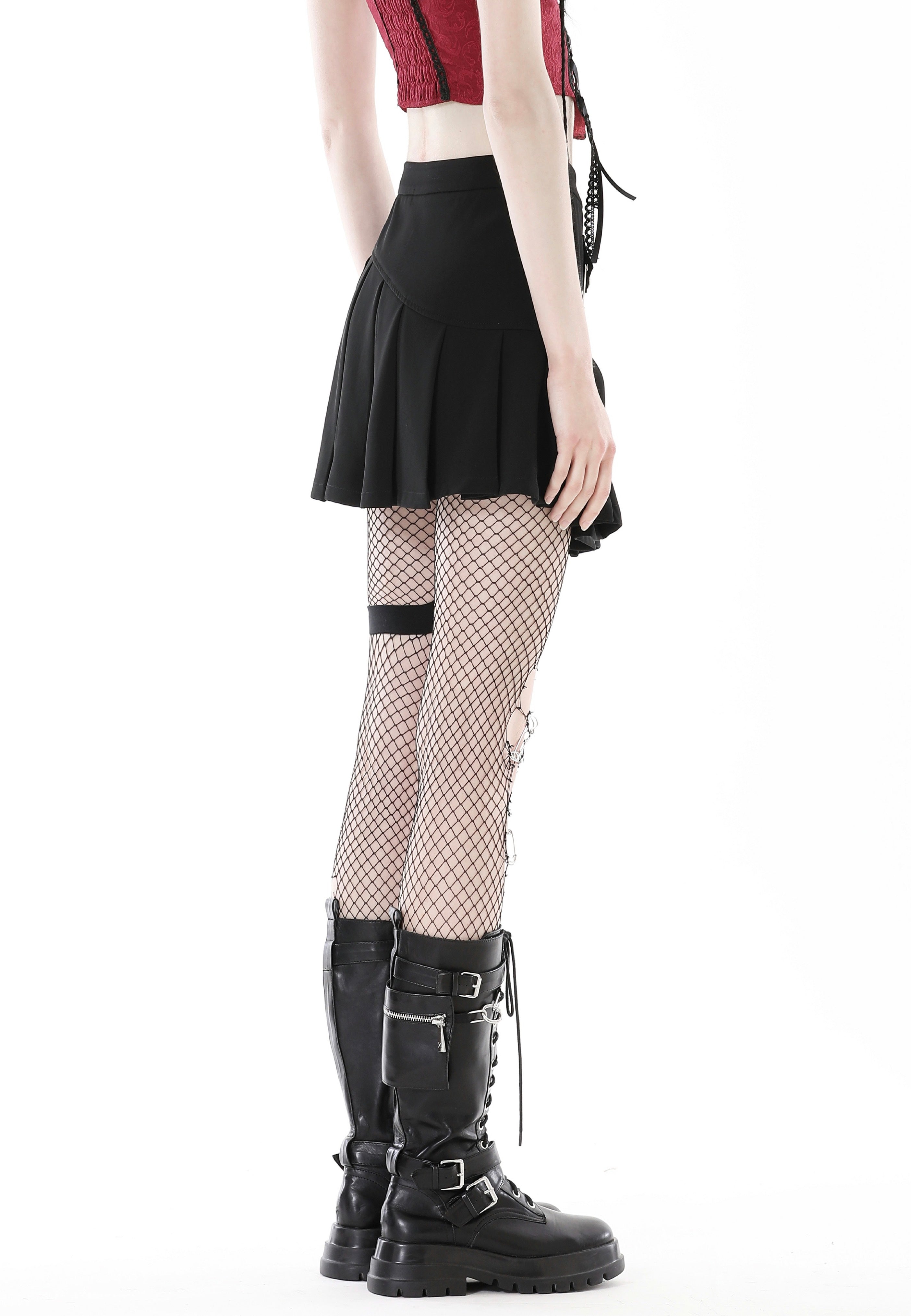 Dark In Love - Punk Rock Irreqular Black - Skirt | Women-Image