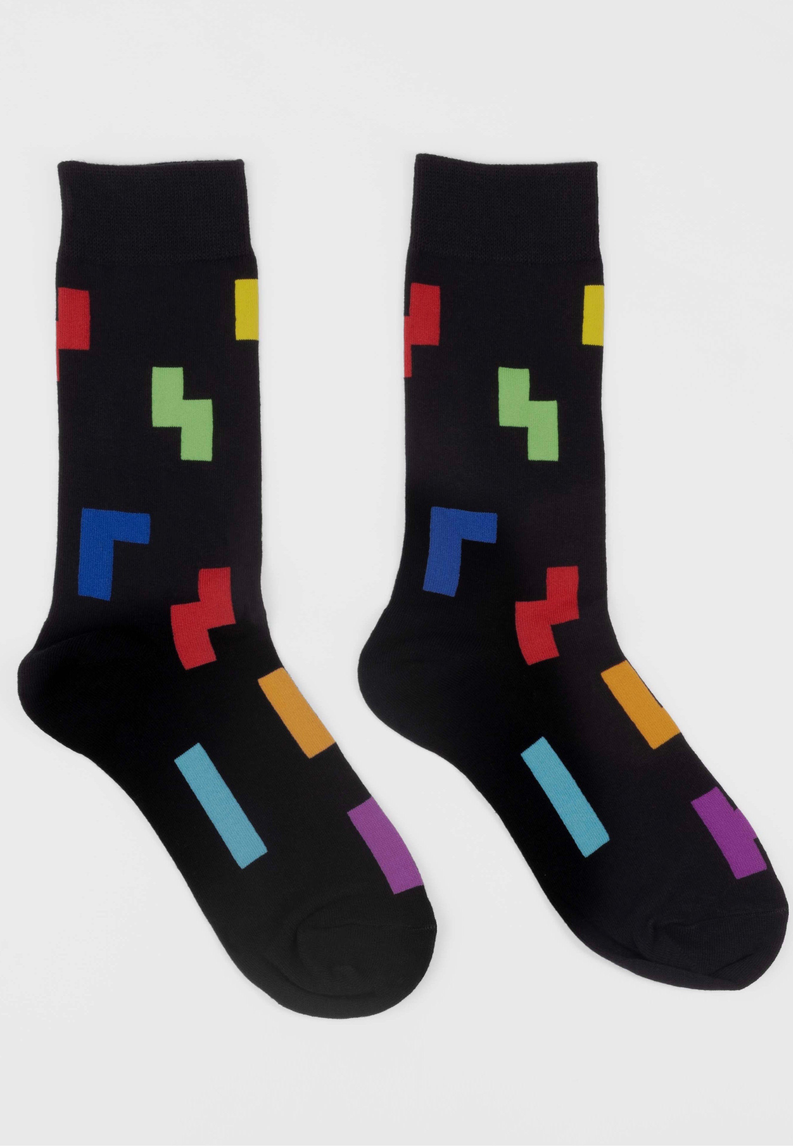 Tetris - Tetriminos Pattern - Socks | Neutral-Image