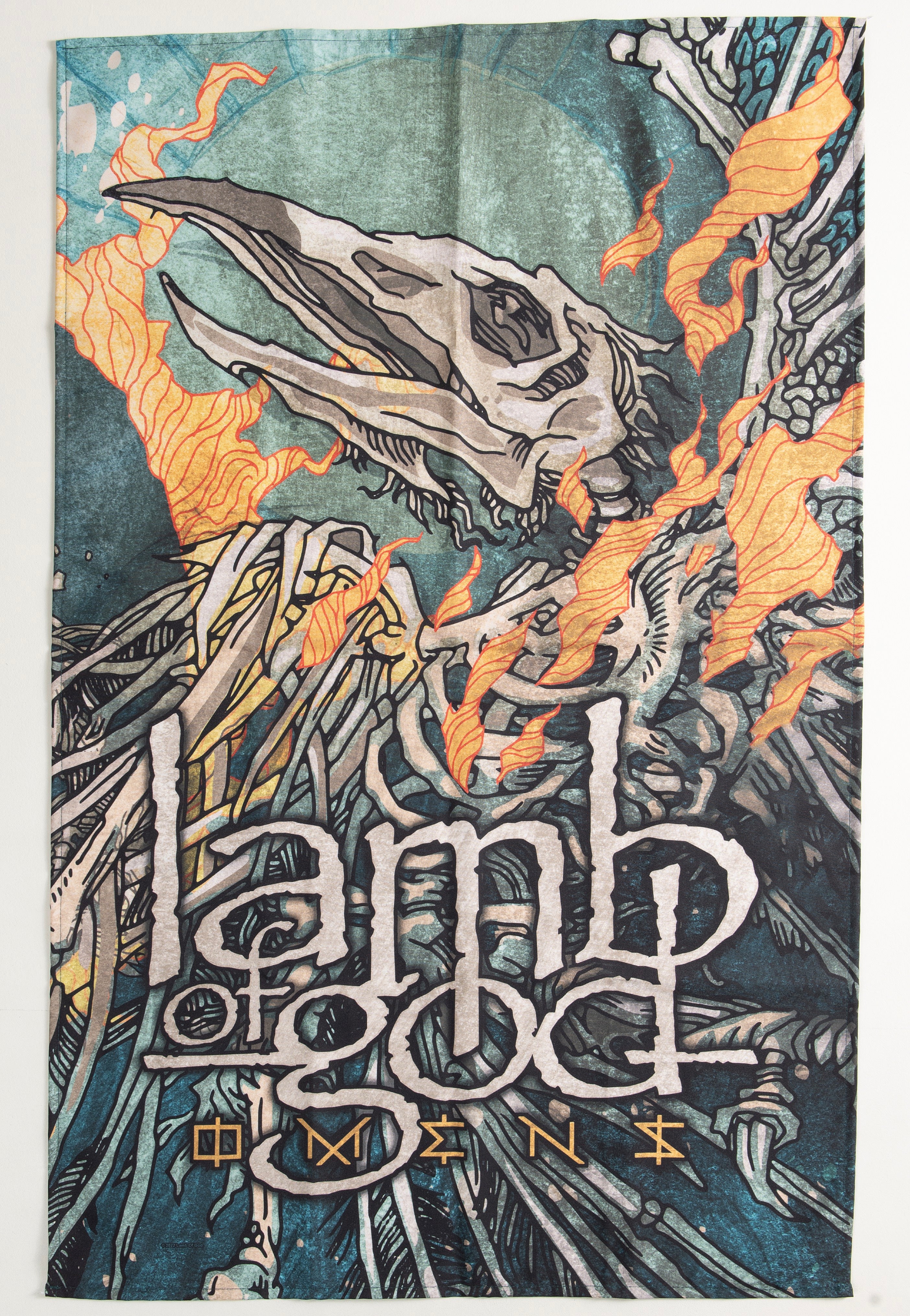 Lamb Of God - Omens - Flag | Neutral-Image