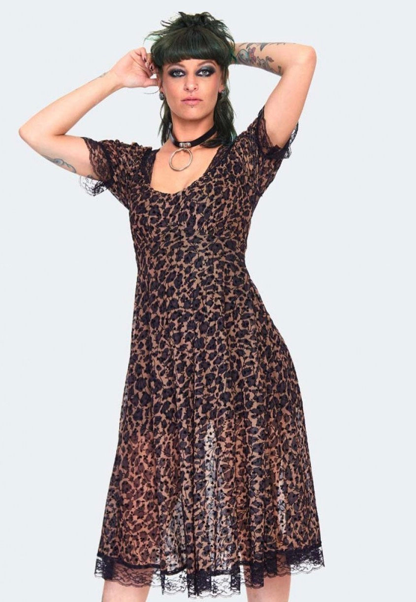 Jawbreaker - Leopard Print Brown - Dress | Women-Image