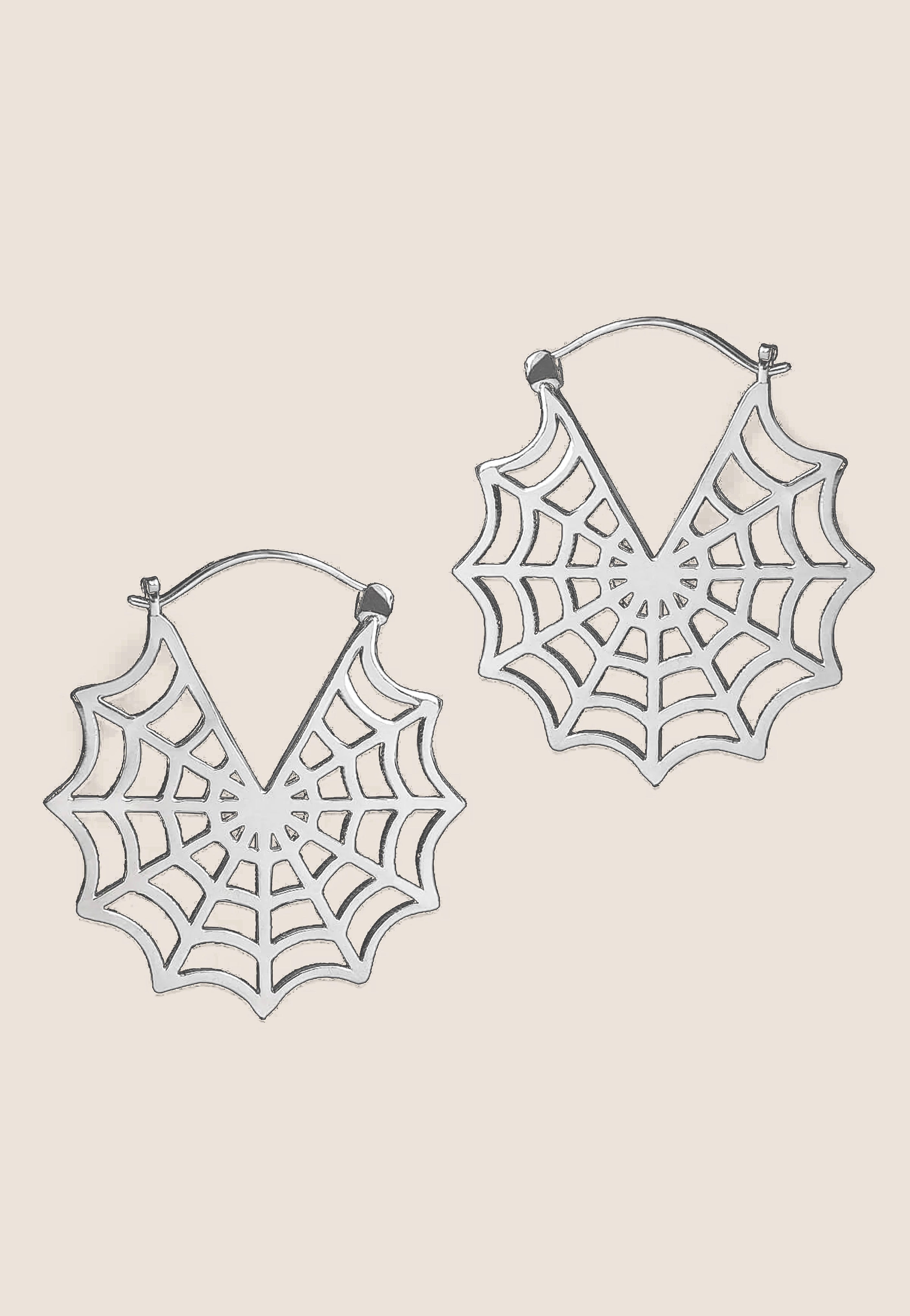 Ask & Embla - Lilith Cobweb Silver - Earrings | Neutral-Image