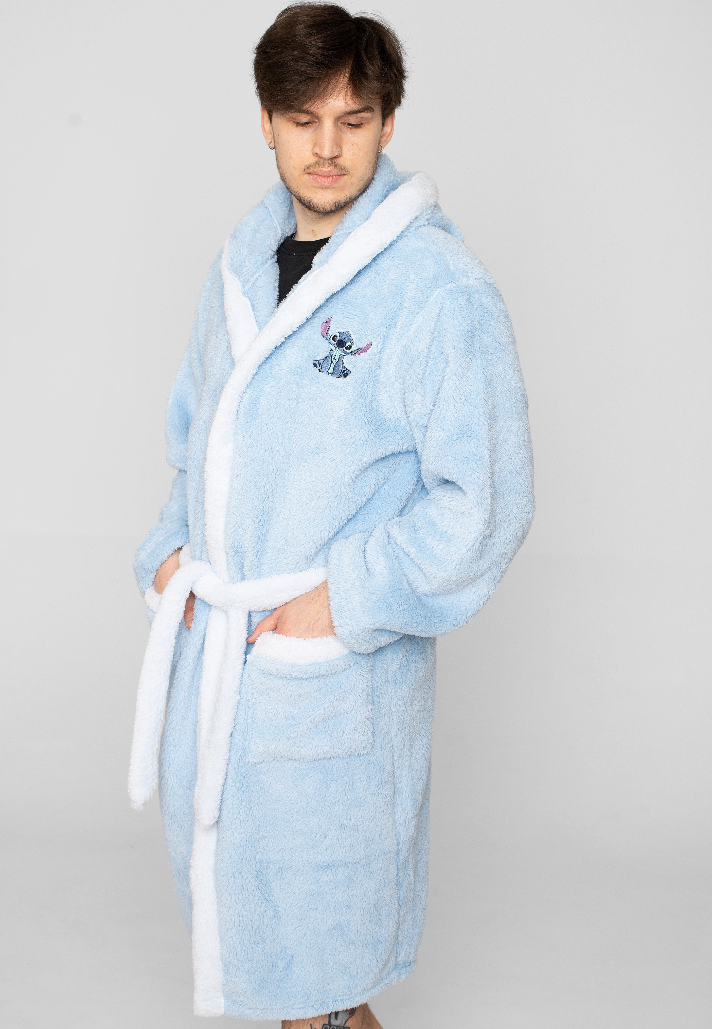 Lilo & Stitch - Stitch Blue - Bathrobe | Men-Image