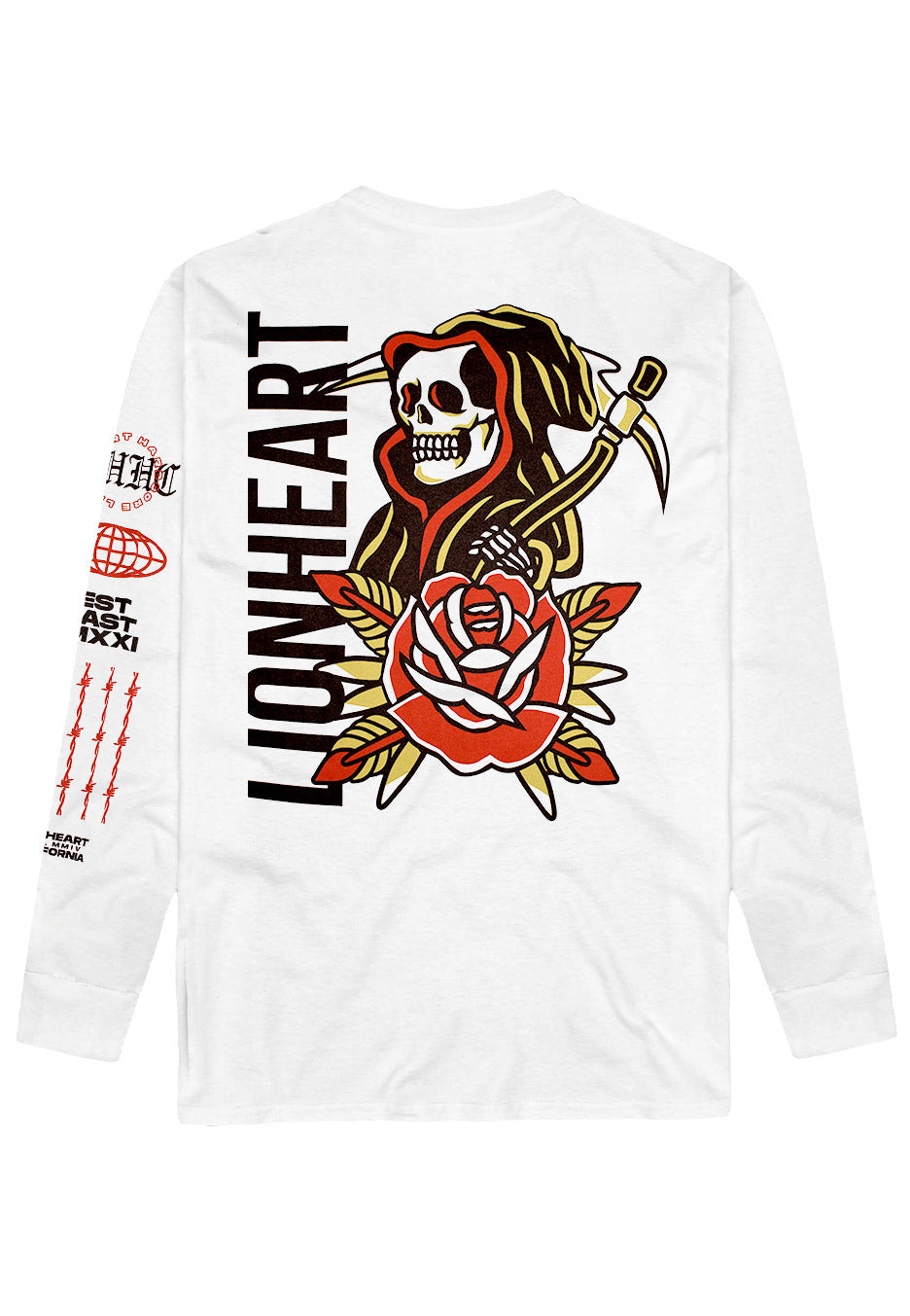 Lionheart - Reaper Rose White - Longsleeve | Neutral-Image