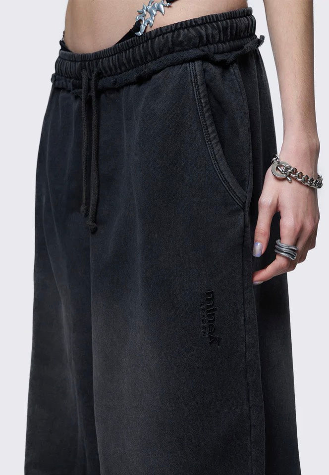 Minga London - Liv Black Wash - Sweat Pants | Women-Image