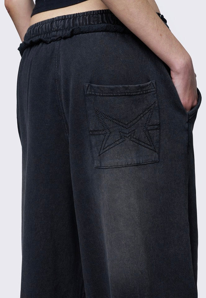 Minga London - Liv Black Wash - Sweat Pants | Women-Image