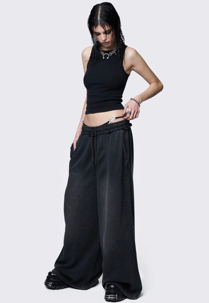 Minga London - Liv Black Wash - Sweat Pants | Women-Image