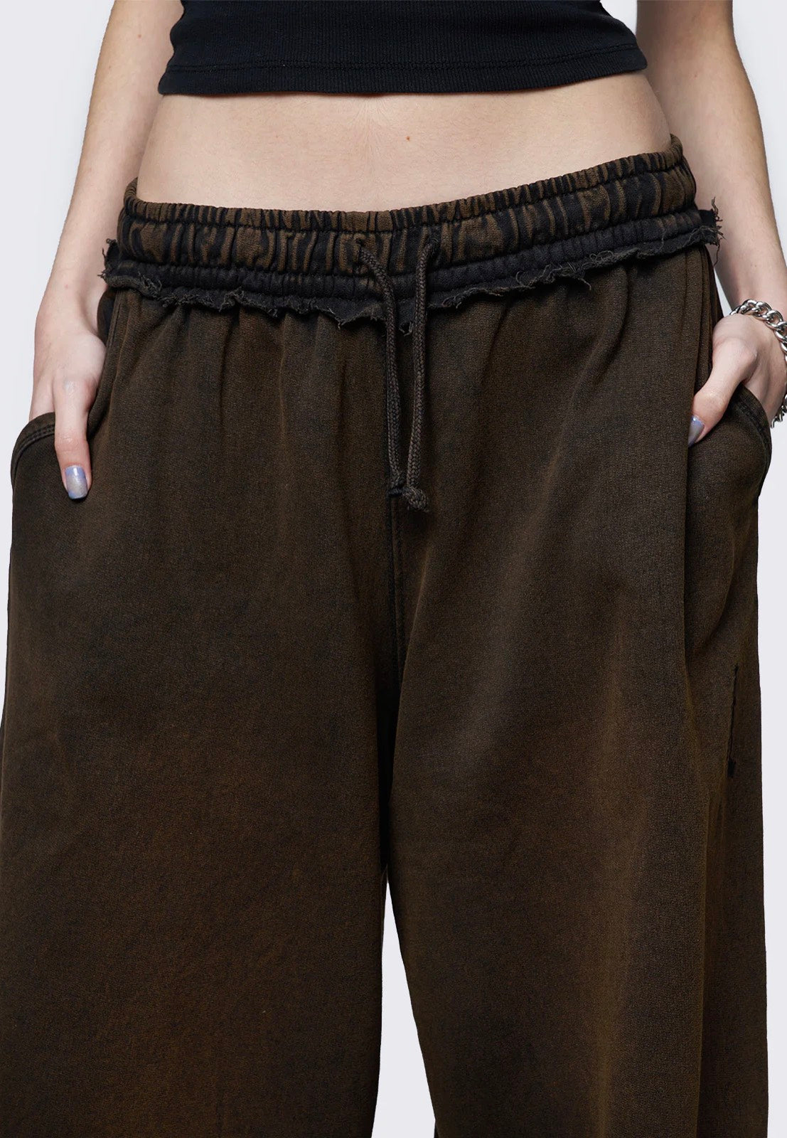 Minga London - Liv Brown Wash - Sweat Pants | Women-Image