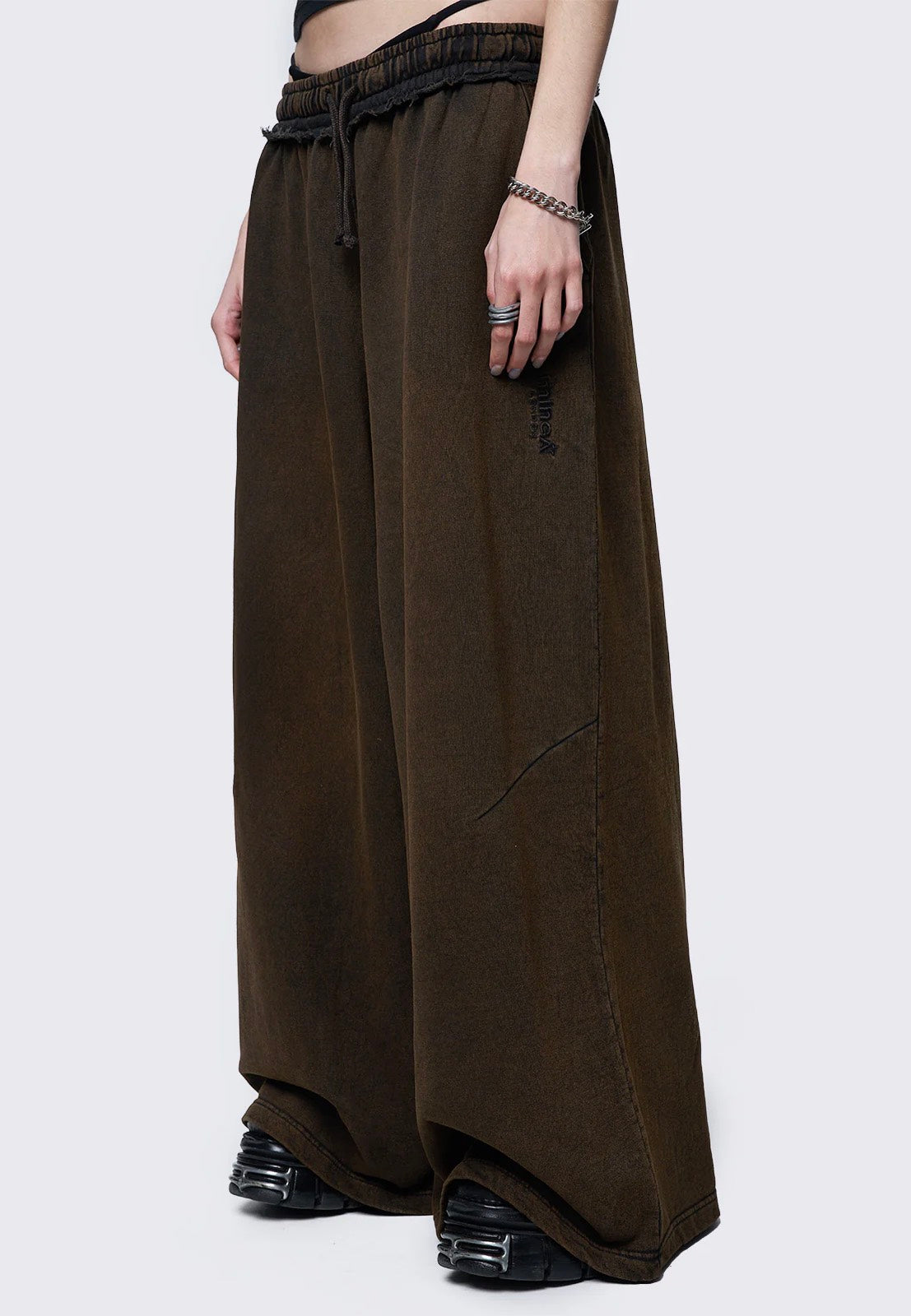 Minga London - Liv Brown Wash - Sweat Pants | Women-Image