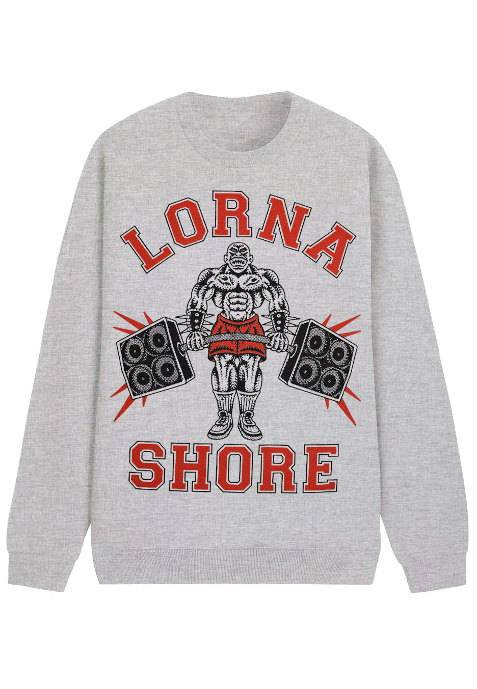 Lorna Shore - No Pain No Gain Heather Grey - Sweater | Neutral-Image