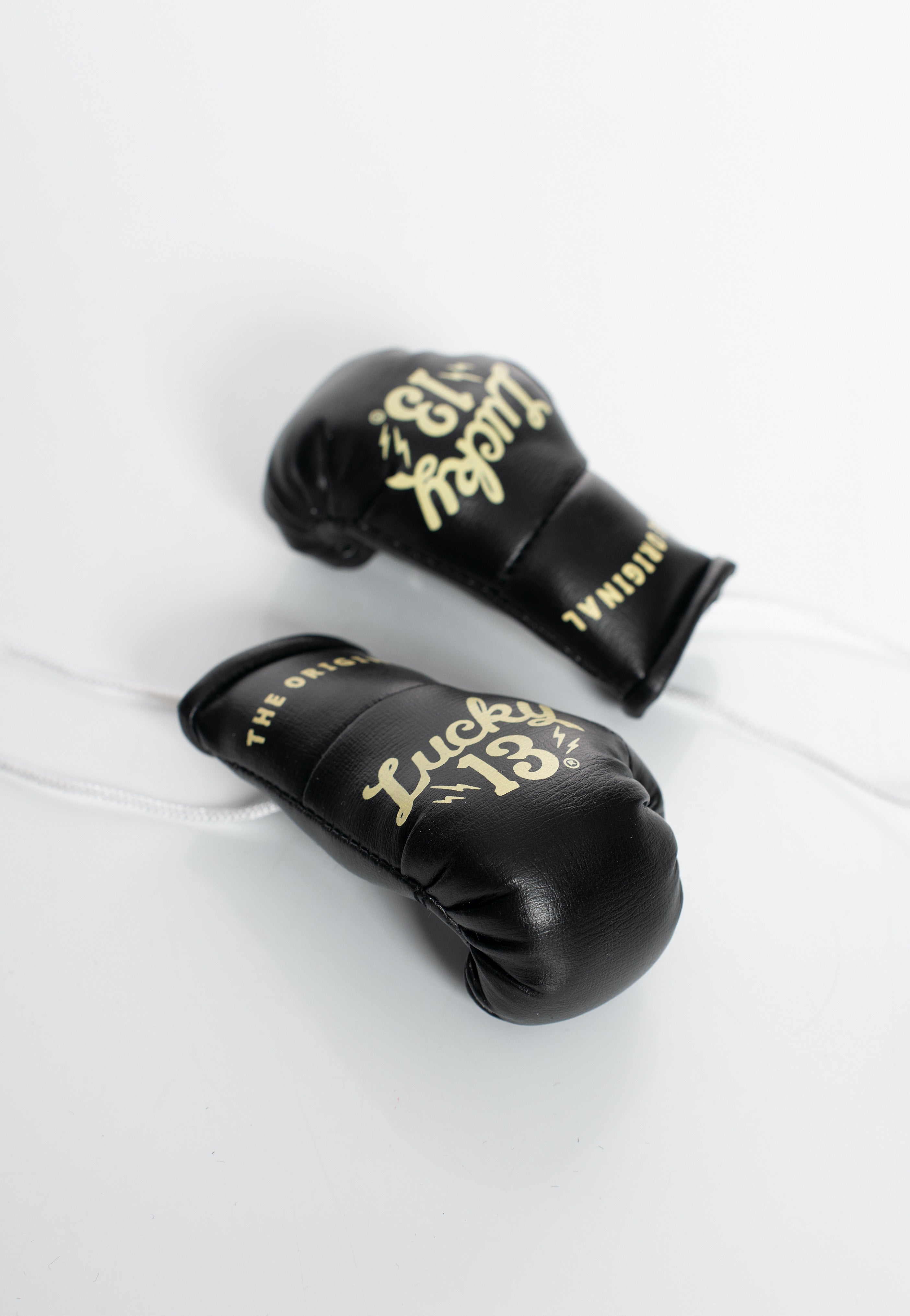 Lucky 13 - Mini Boxing Gloves Black - Hanging Decoration | Neutral-Image