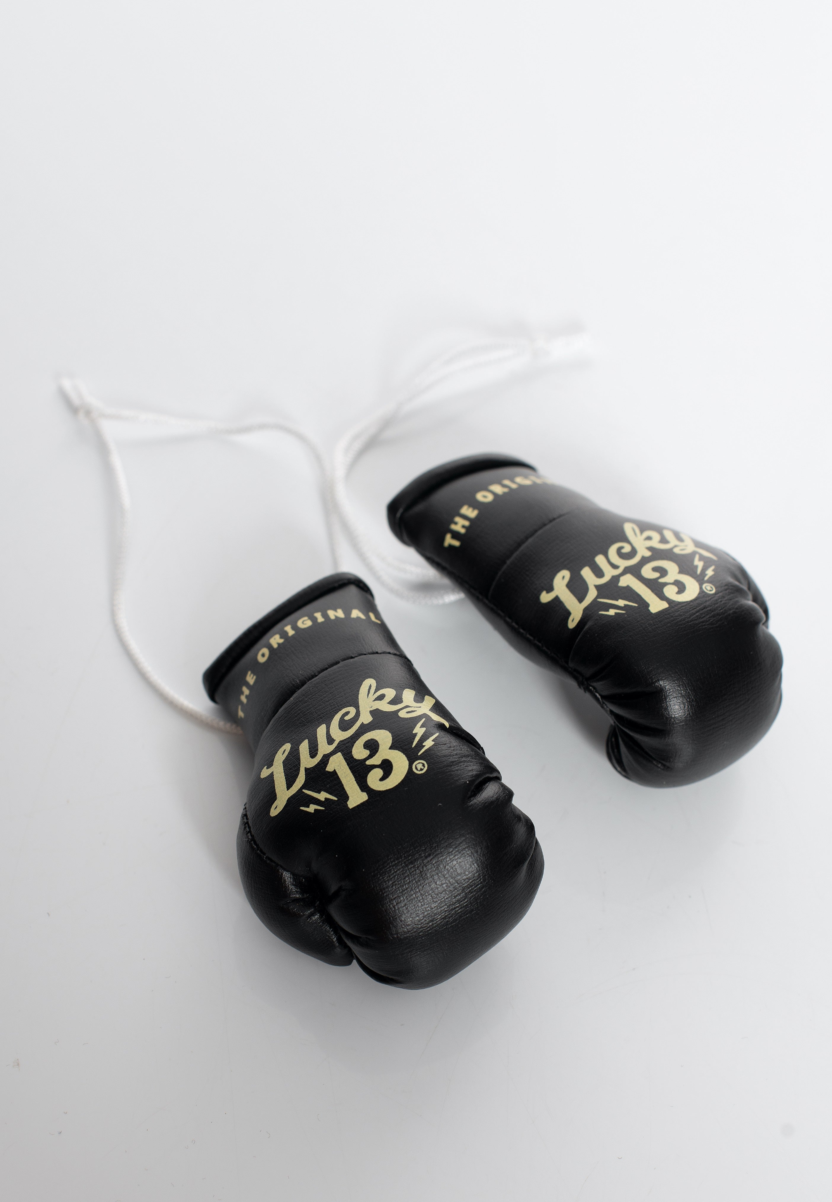 Lucky 13 - Mini Boxing Gloves Black - Hanging Decoration | Neutral-Image