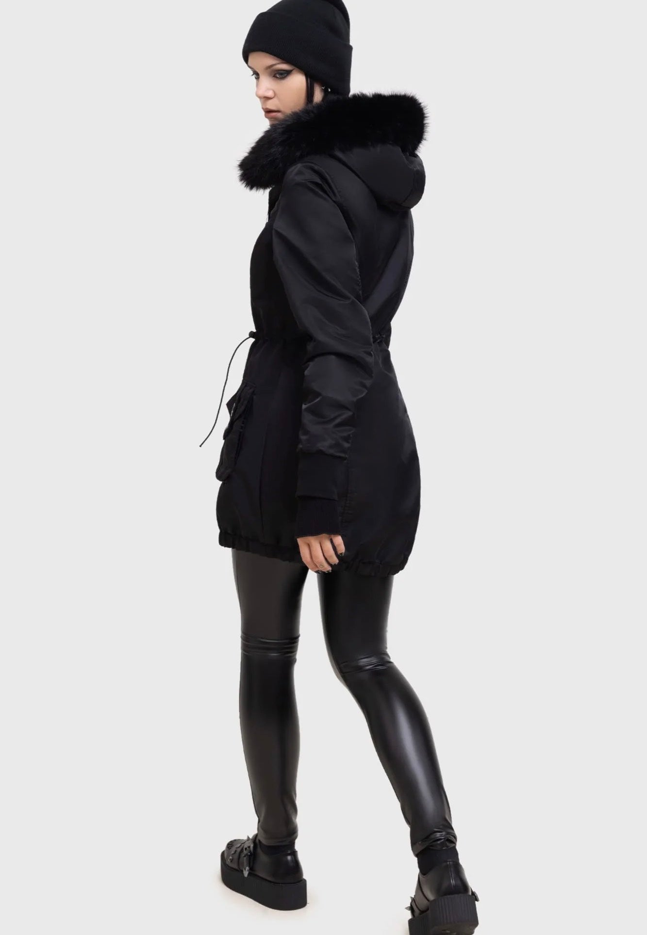 Killstar - Lunar Eclipse Black - Coat | Women-Image