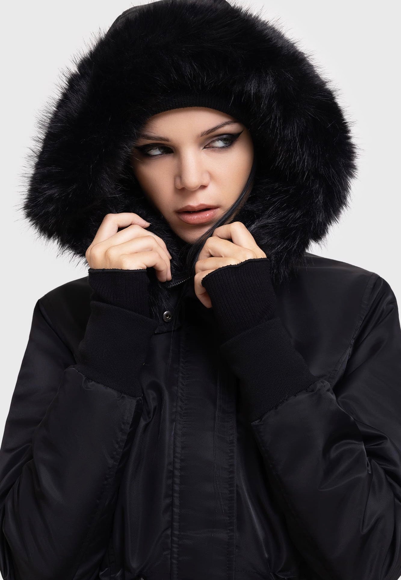 Killstar - Lunar Eclipse Black - Coat | Women-Image