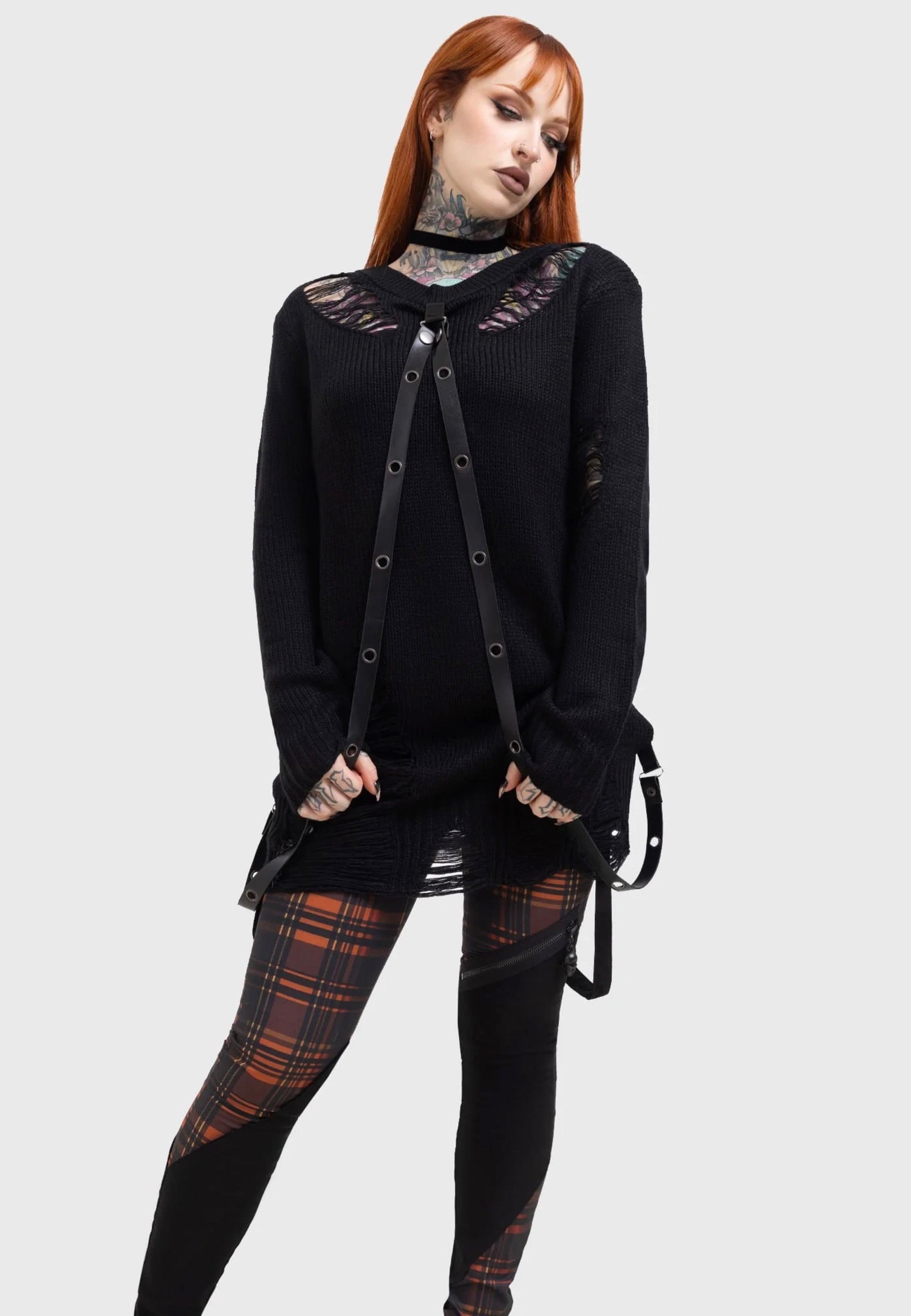 Killstar - Lunar Grit Black - Pullover | Women-Image