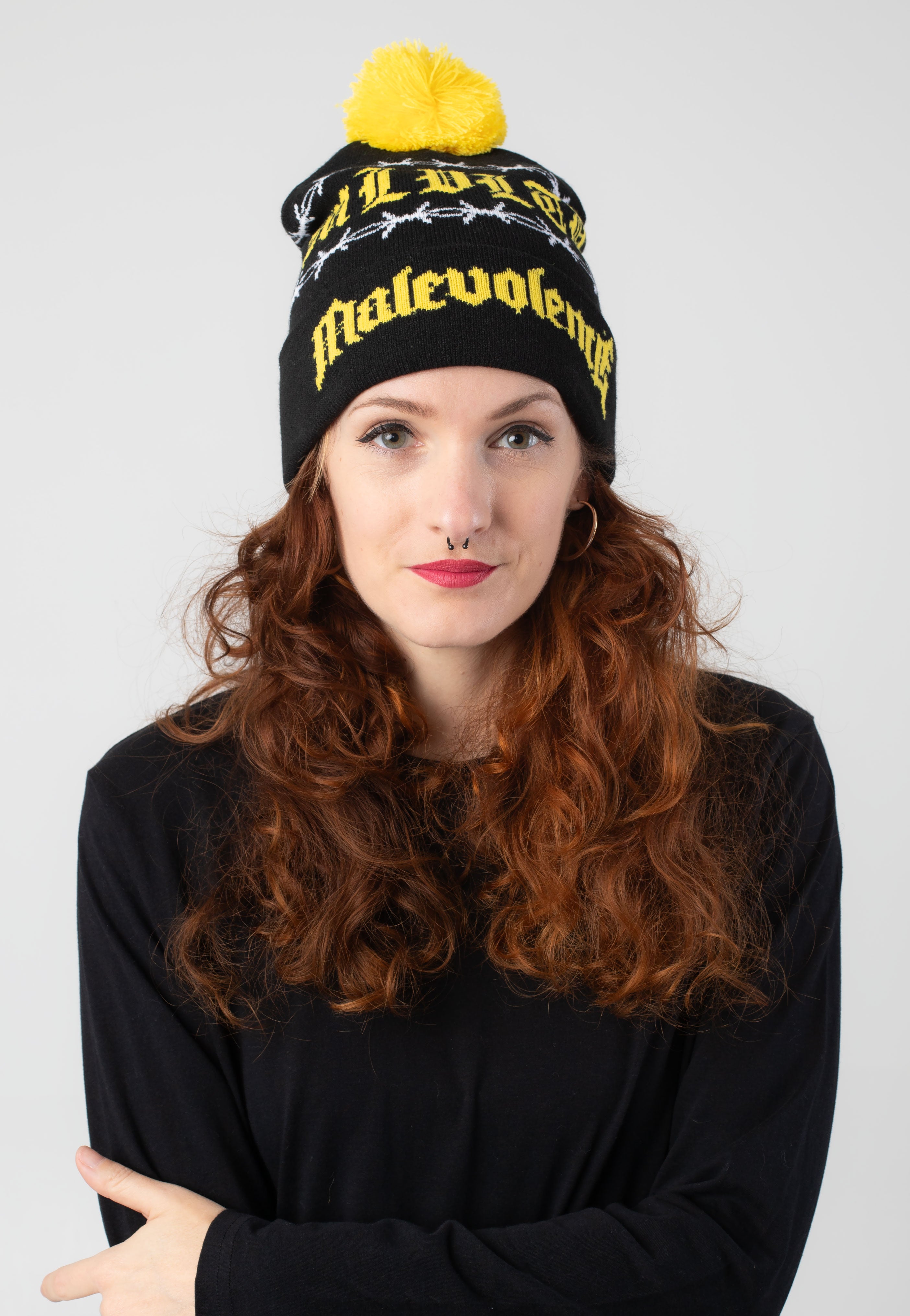 Malevolence - Logo Winter Knit - Beanie | Neutral-Image