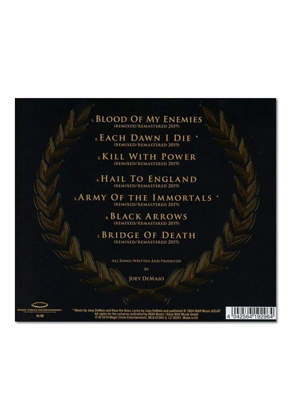 Manowar - Hail To England Imperial Edition Mmxix - CD | Neutral-Image