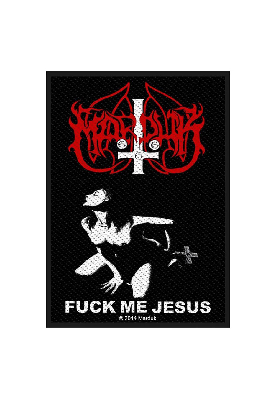 Marduk - Fuck Me Jesus - Patch | Neutral-Image