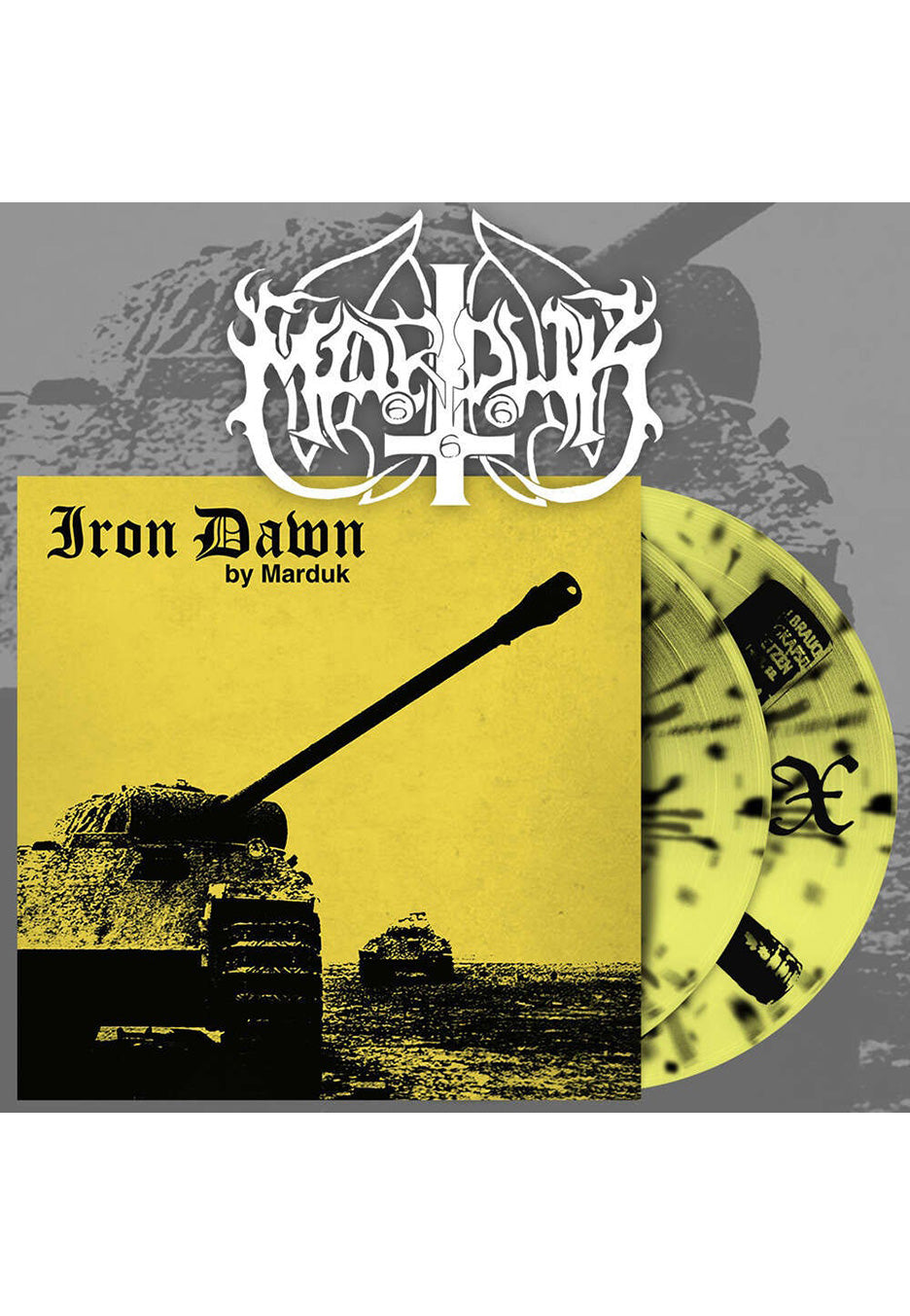 Marduk - Iron Dawn Yellow/Black - Splattered Vinyl | Neutral-Image