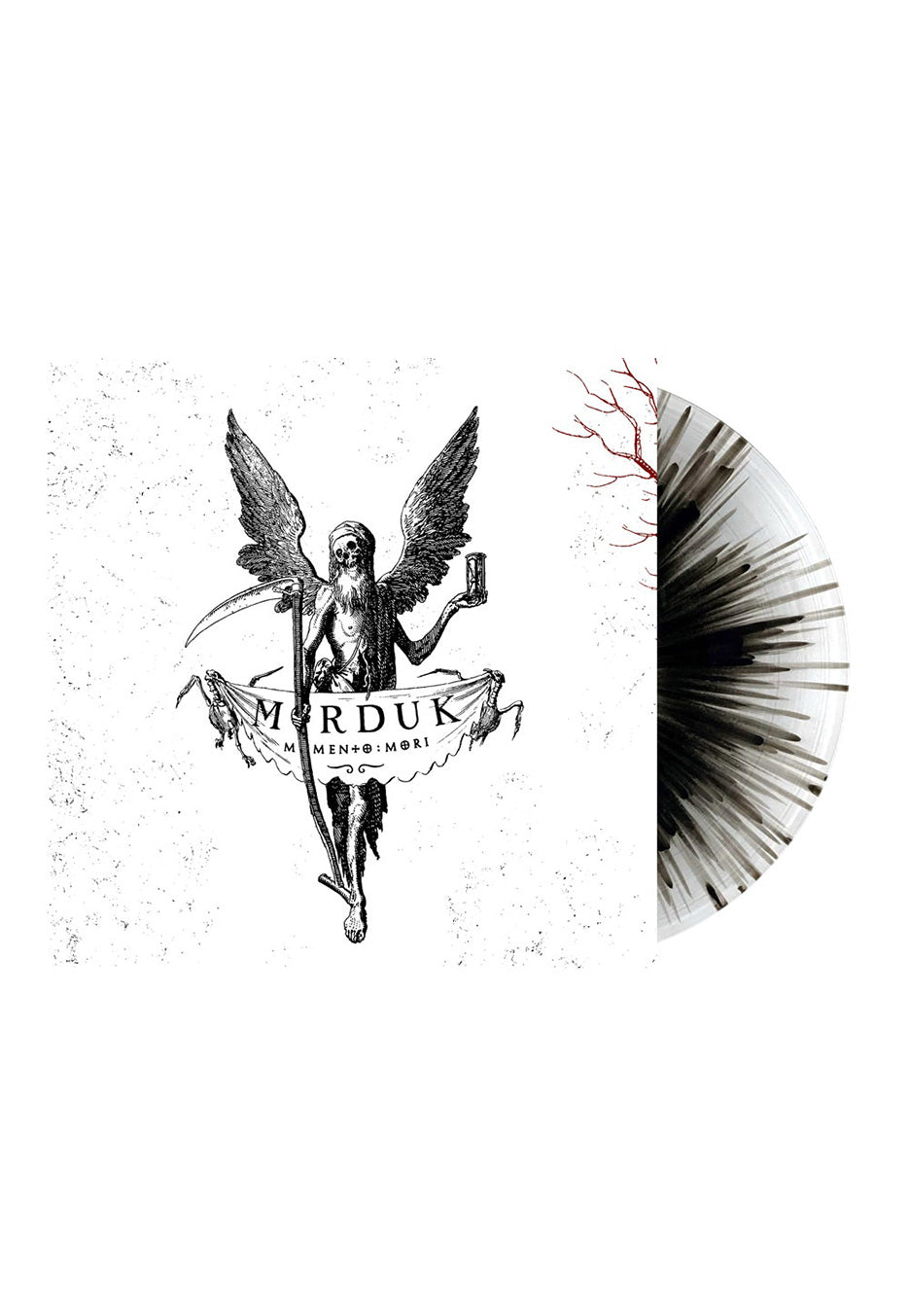 Marduk - Memento Mori Ultra Clear Black - Splattered Vinyl | Neutral-Image