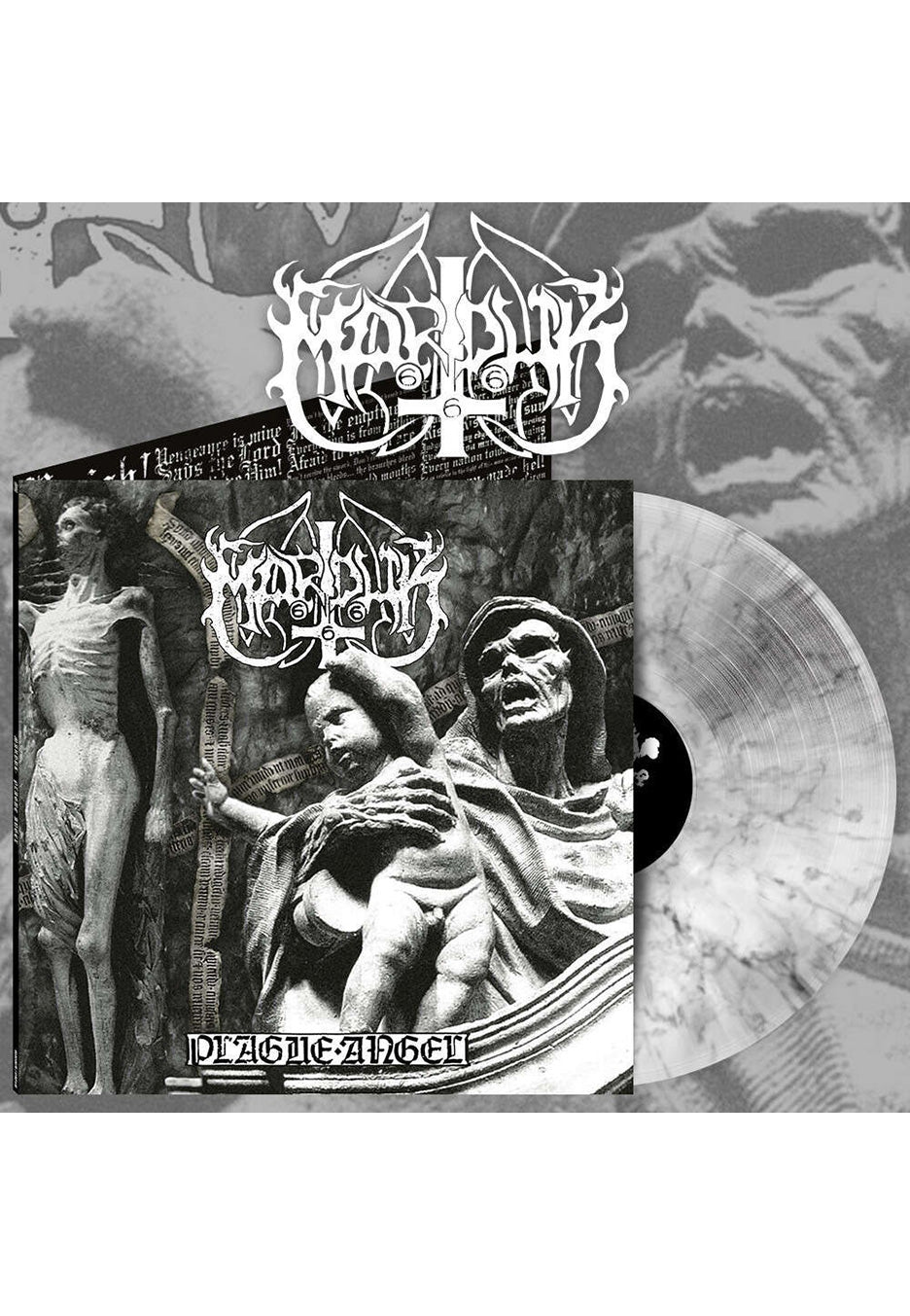 Marduk - Plague Angel White/Black - Colored Vinyl | Neutral-Image