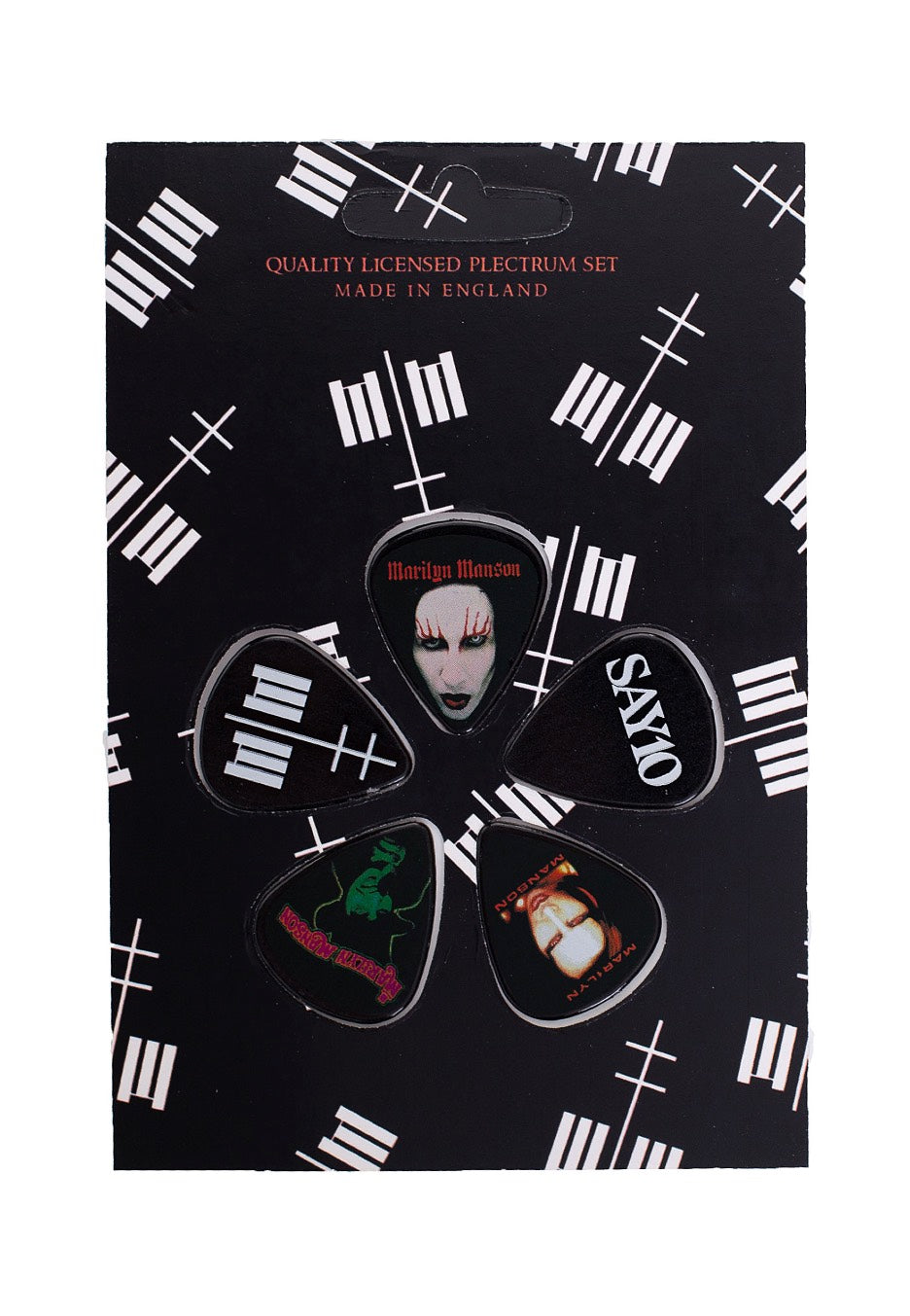 Marilyn Manson - MM - Plectrum Set | Neutral-Image