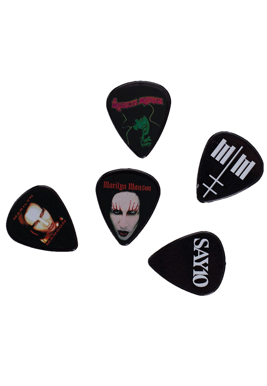 Marilyn Manson - MM - Plectrum Set | Neutral-Image