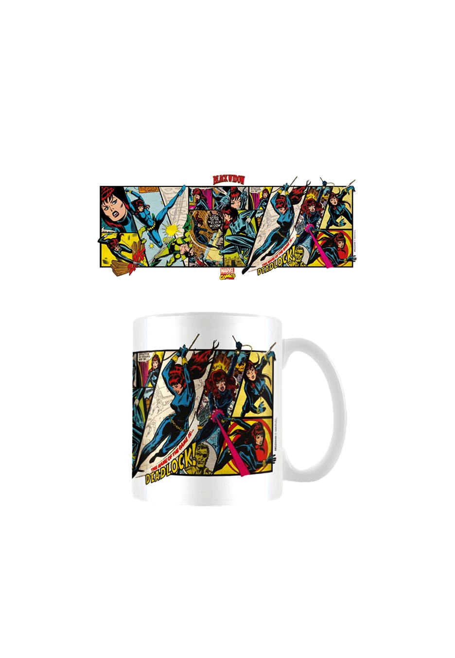 Black Widow - Panels White - Mug | Neutral-Image