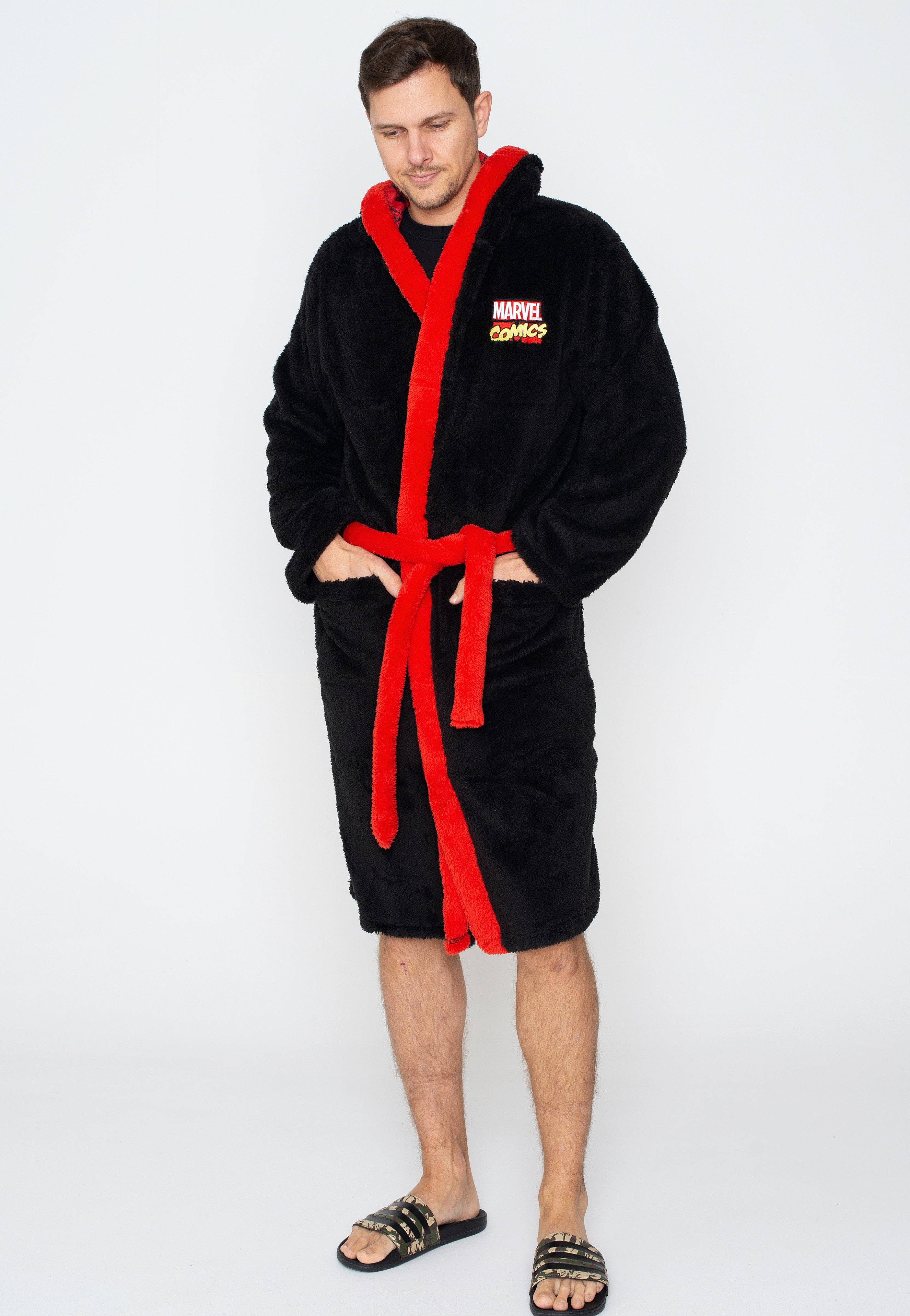 Marvel Comics - Classic Logo - Bathrobe | Men-Image