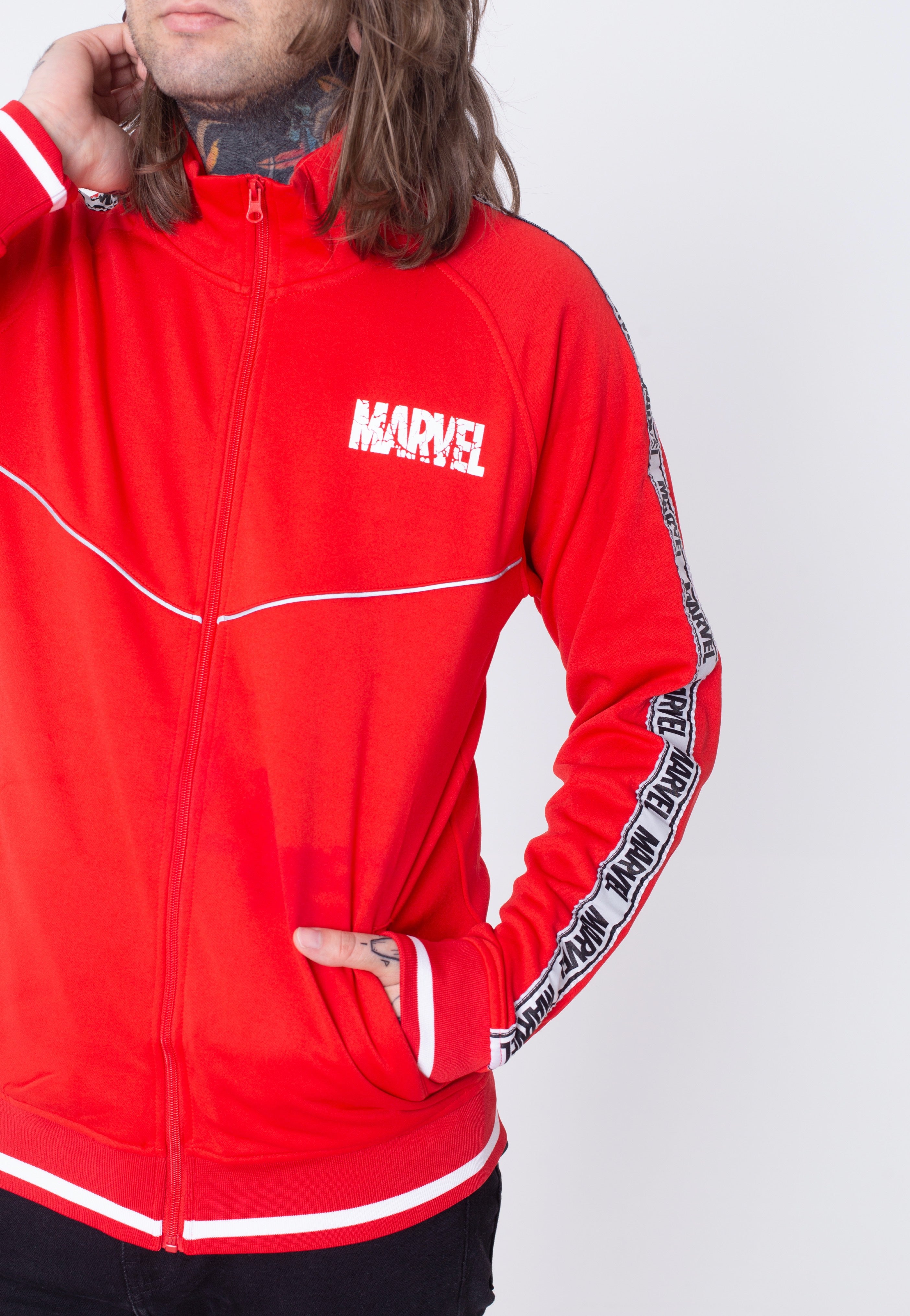 Marvel Comics - For Victory Red - Track Jacket | Men-Image