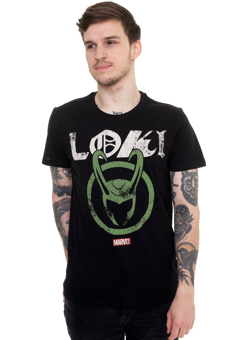 Marvel Comics - Loki Logo Badge - T-Shirt | Men-Image