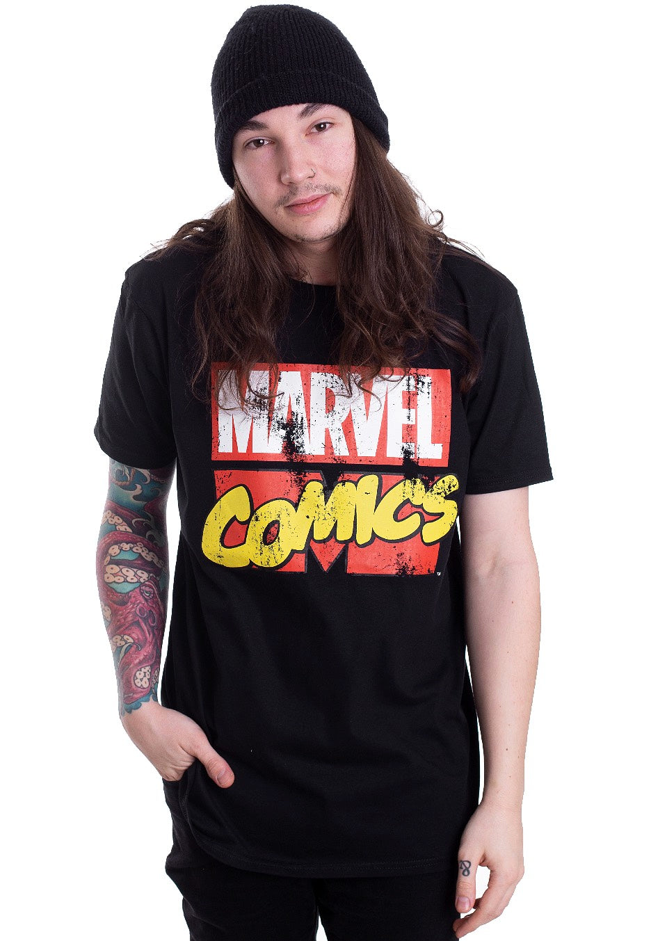 Marvel Comics - Retro Logo - T-Shirt | Men-Image