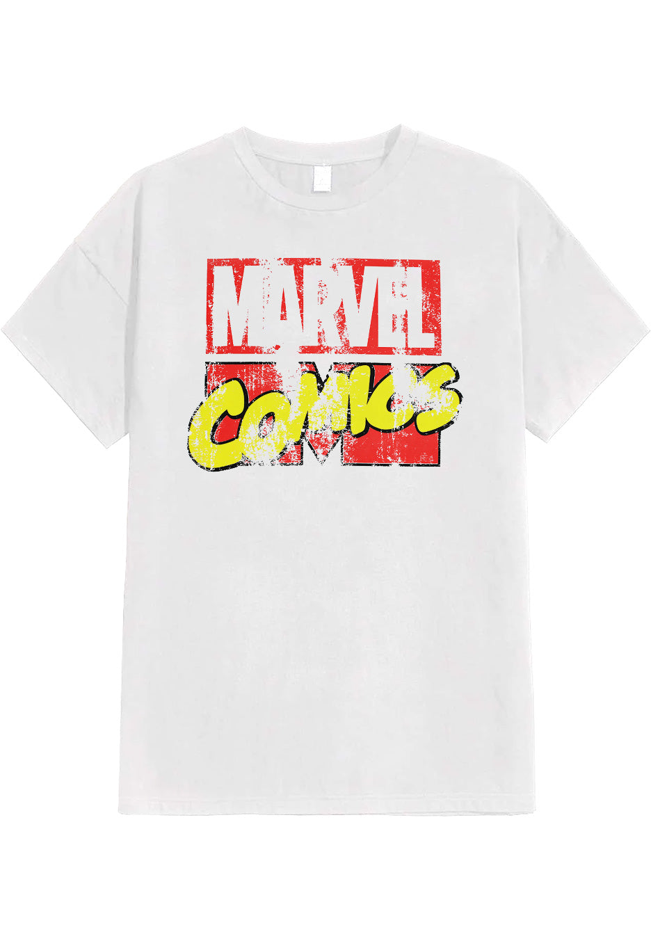 Marvel Comics - Retro Logo White - T-Shirt | Neutral-Image