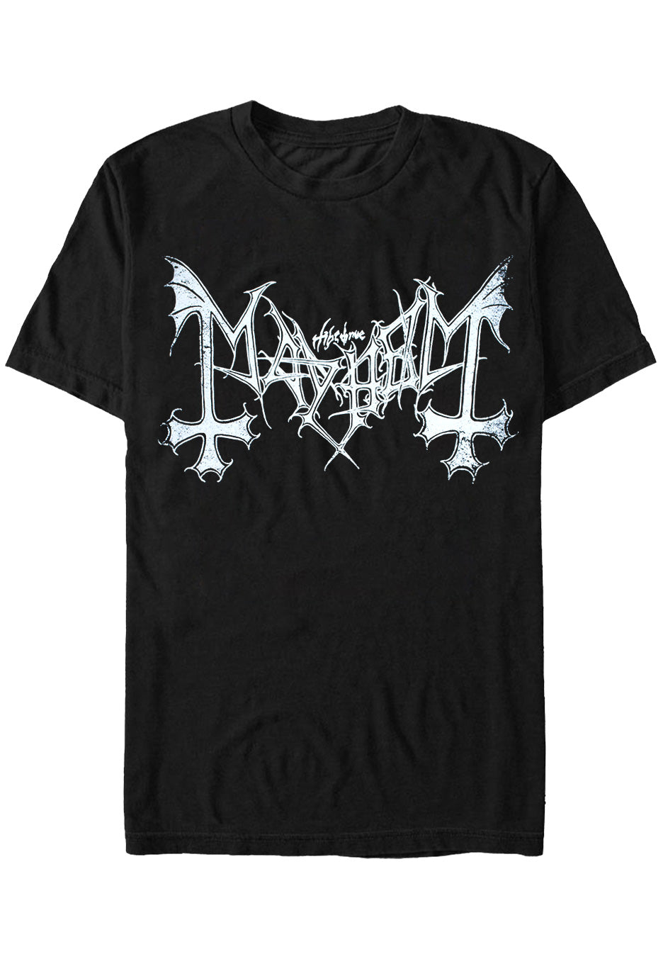 Mayhem - Distressed Logo - T-Shirt | Neutral-Image