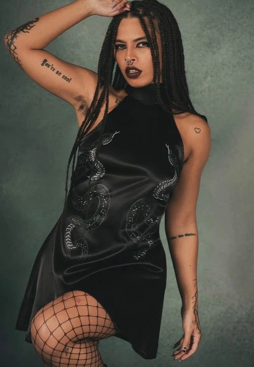 Killstar - Medusa’s Lair Mini Black - Dress | Women-Image