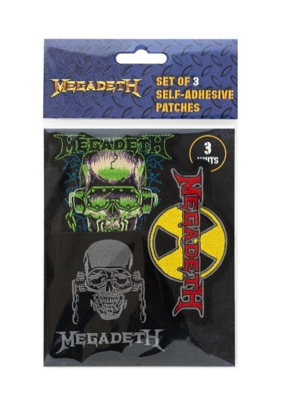 Megadeth - Set Of 3 - Patch | Neutral-Image