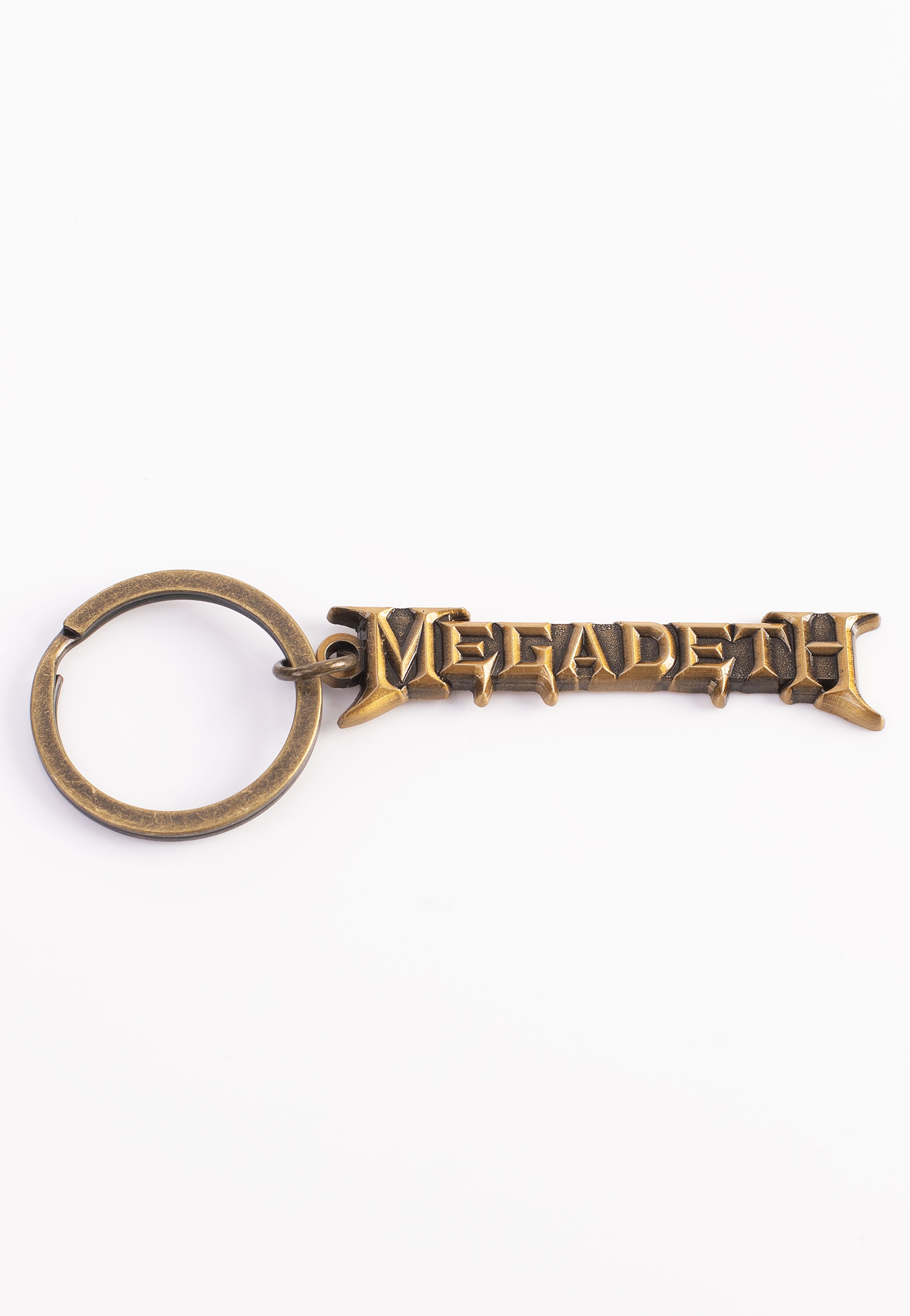 Megadeth - Gold Logo V2 - Keychain | Neutral-Image