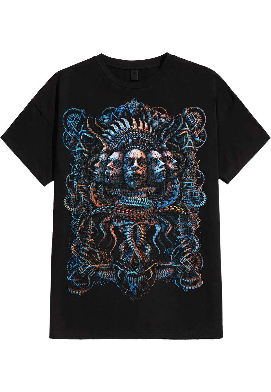 Meshuggah - 5 Faces - T-Shirt | Neutral-Image