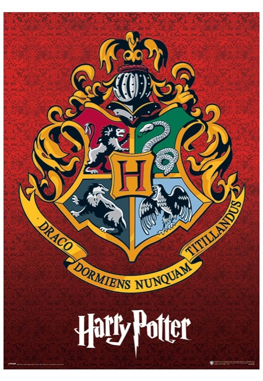 Harry Potter - Hogwarts Crest Metallic - Poster | Neutral-Image