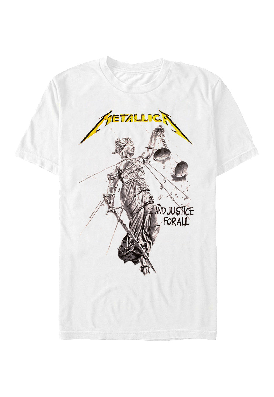 Metallica - Justice White - T-Shirt | Neutral-Image