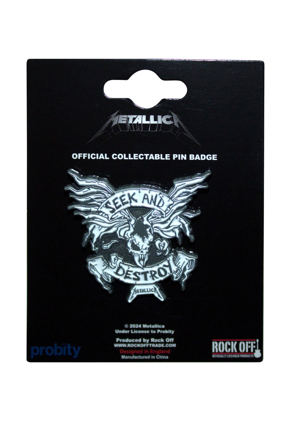 Metallica - Seek & Destroy - Pin | Neutral-Image